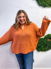Cinnamon Ridge Quarter Zip Sweater