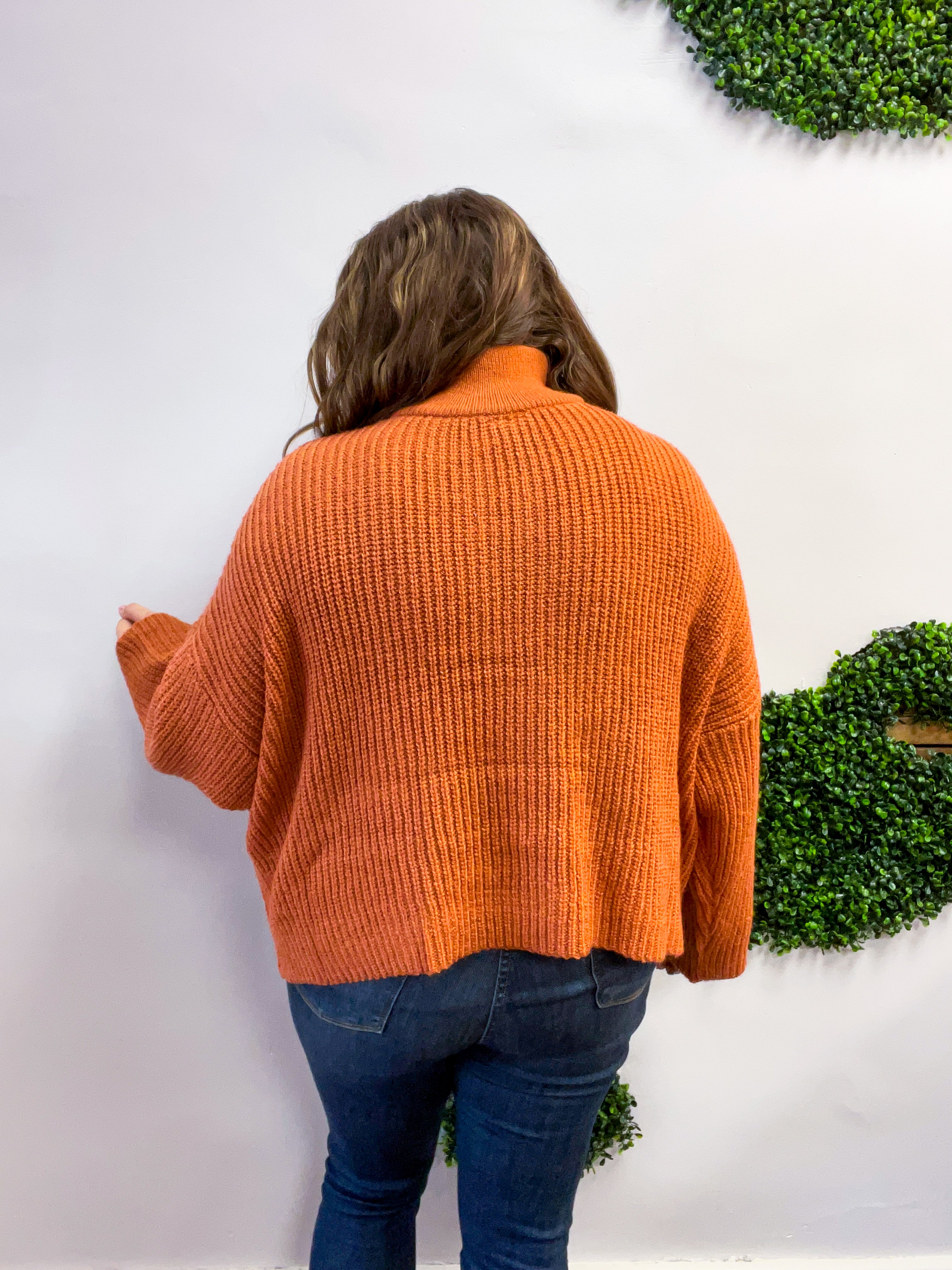 Cinnamon Ridge Quarter Zip Sweater