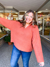 Cinnamon Ridge Quarter Zip Sweater