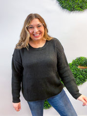 Back to Black Knit Sweater