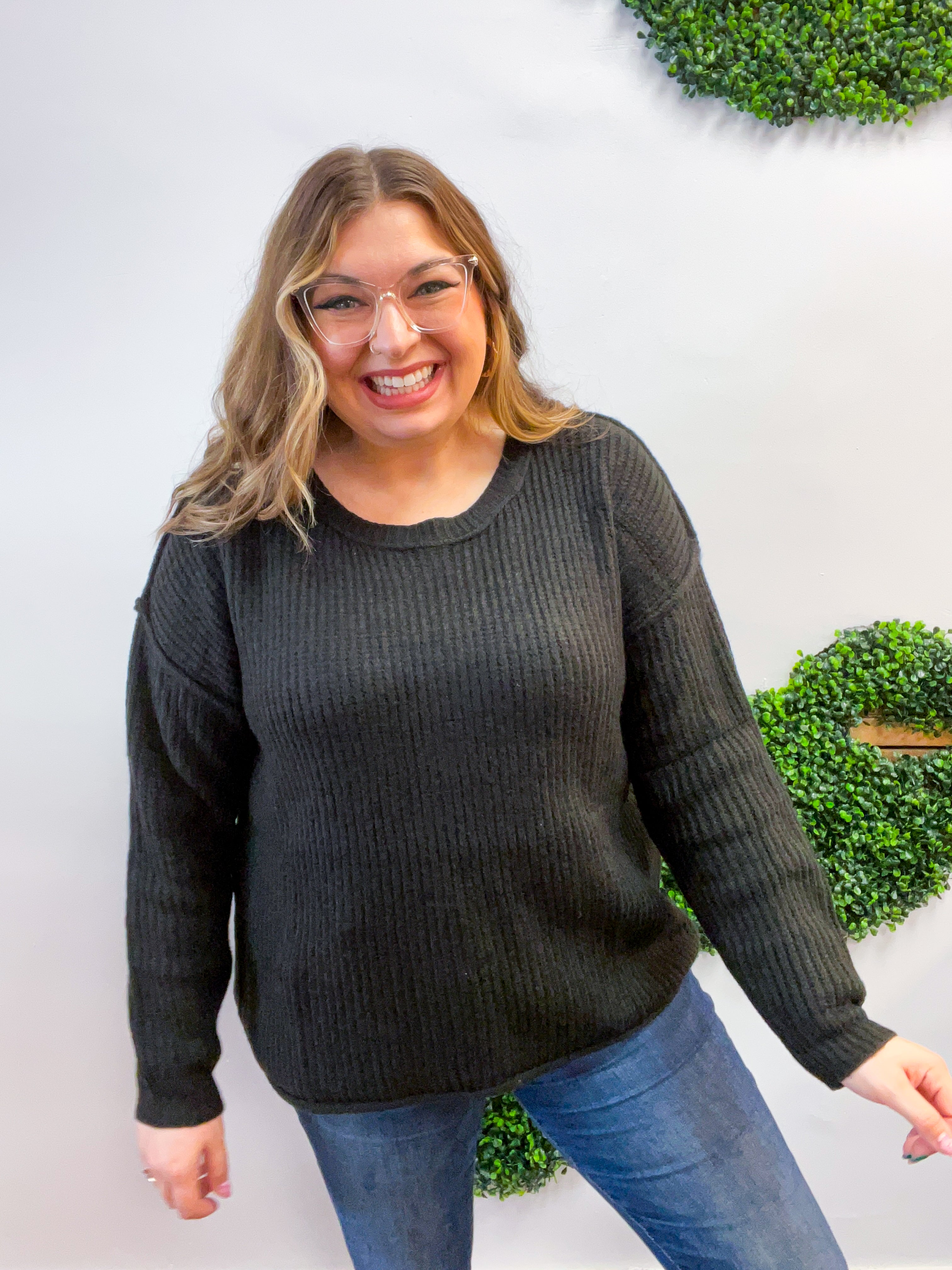 Back to Black Knit Sweater