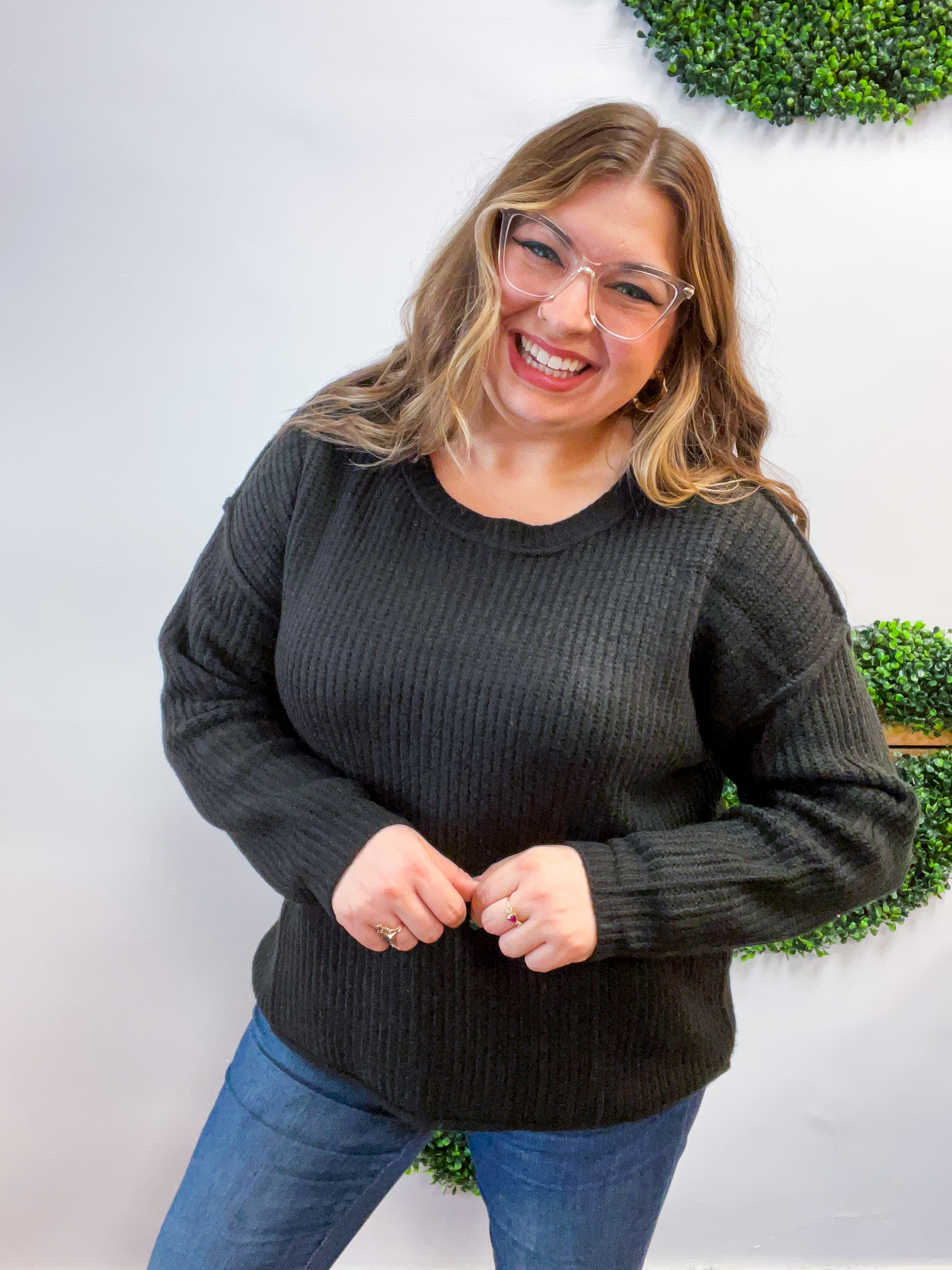 Back to Black Knit Sweater