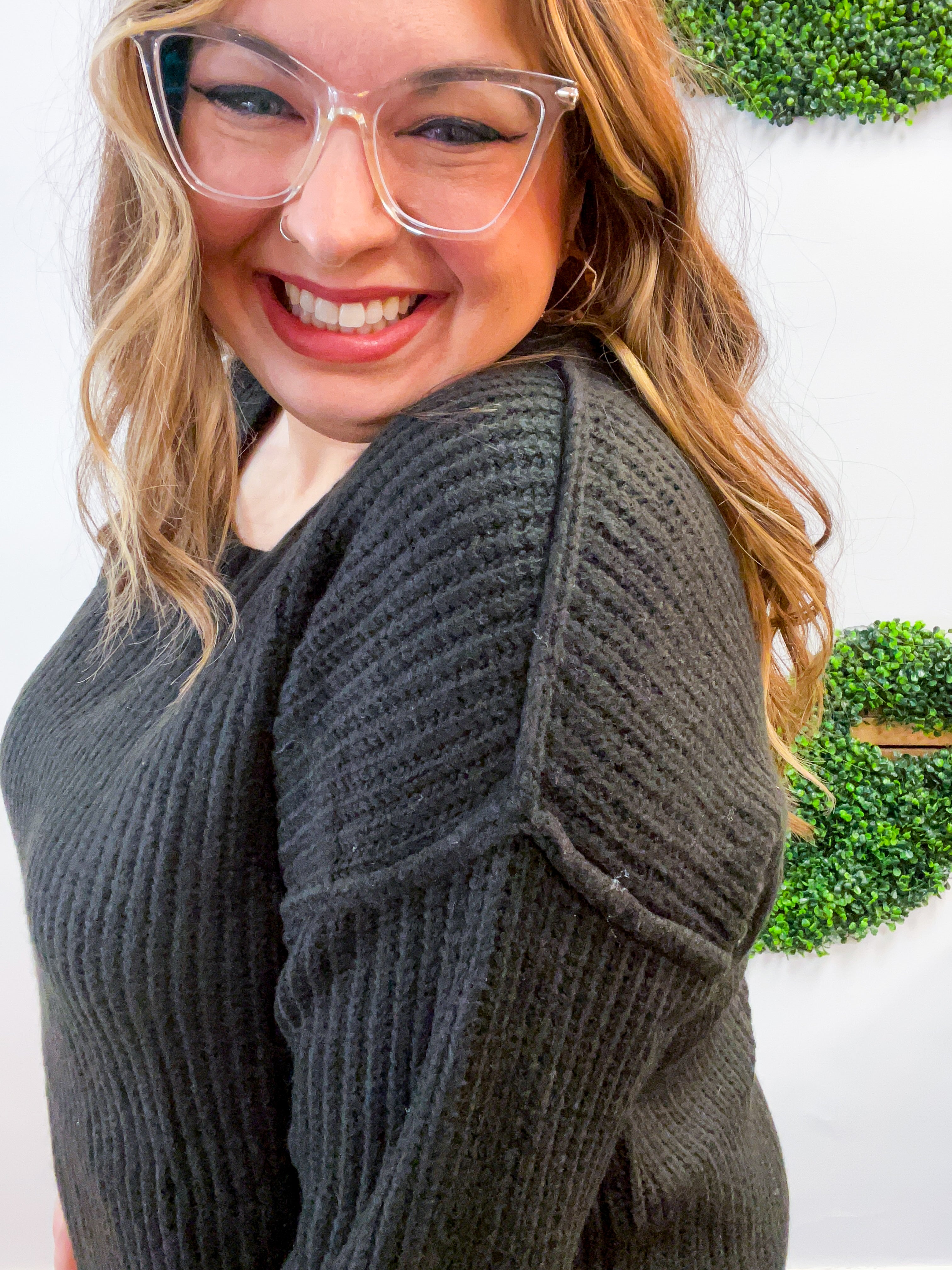 Back to Black Knit Sweater