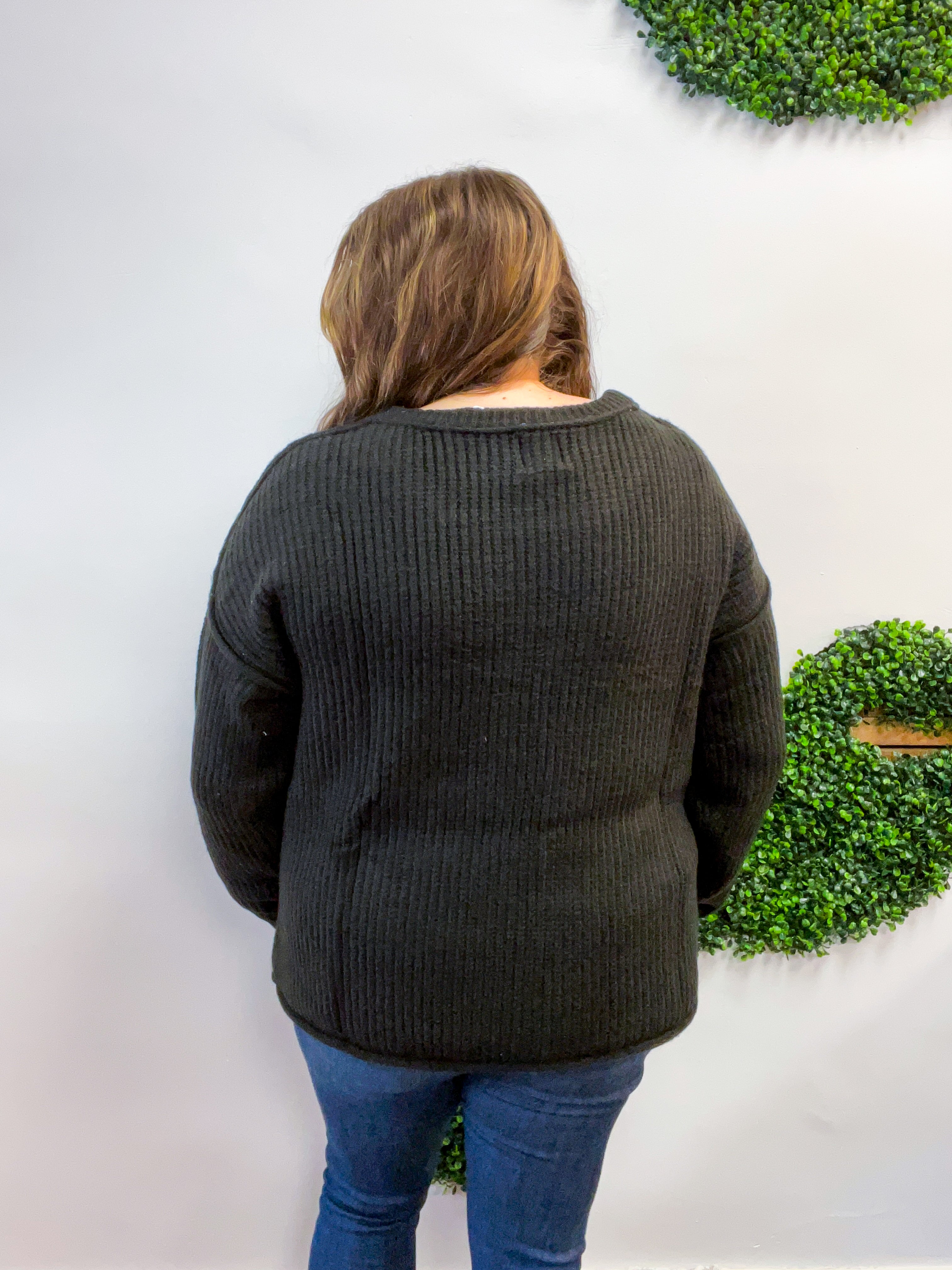 Back to Black Knit Sweater