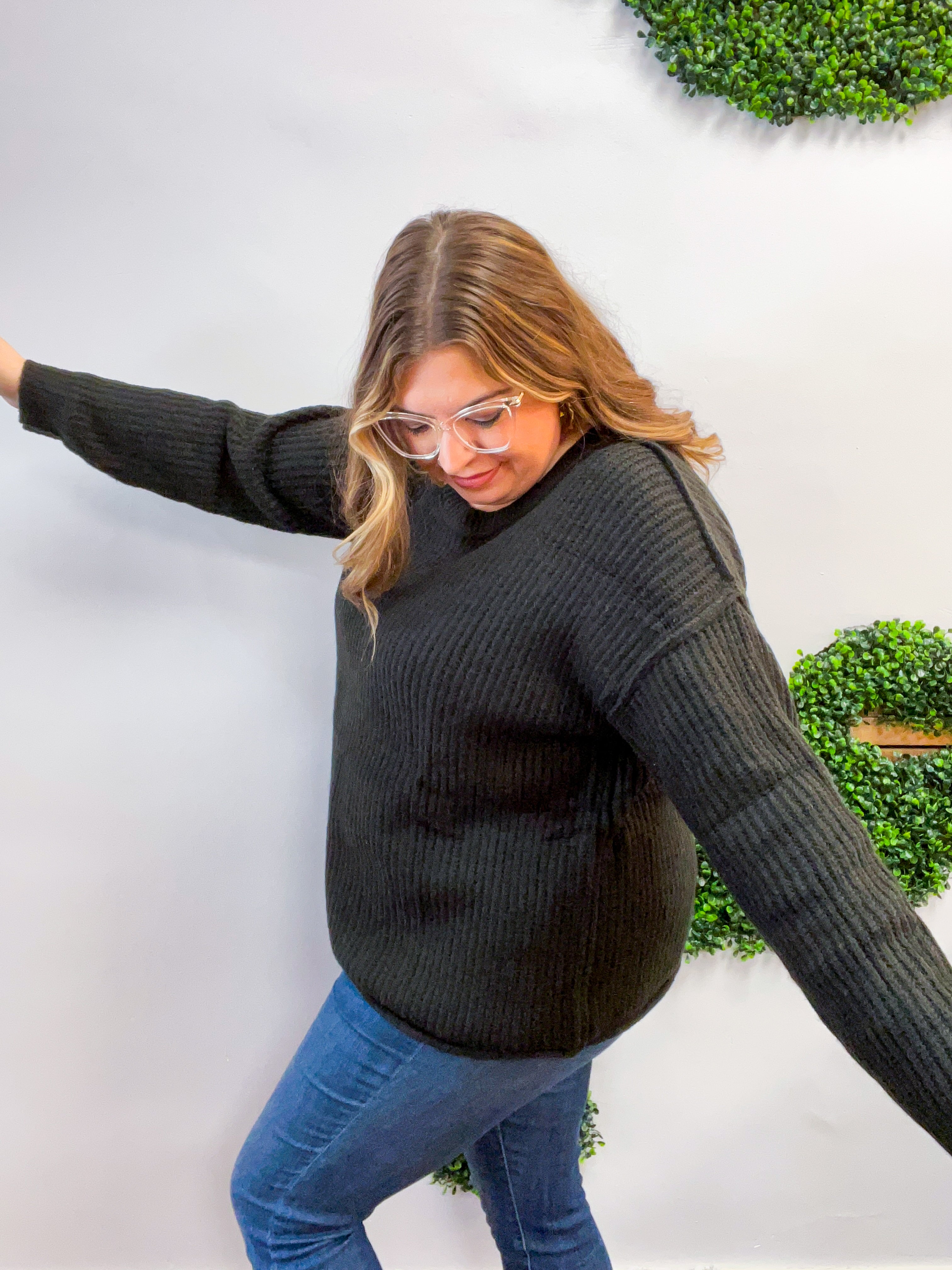Back to Black Knit Sweater