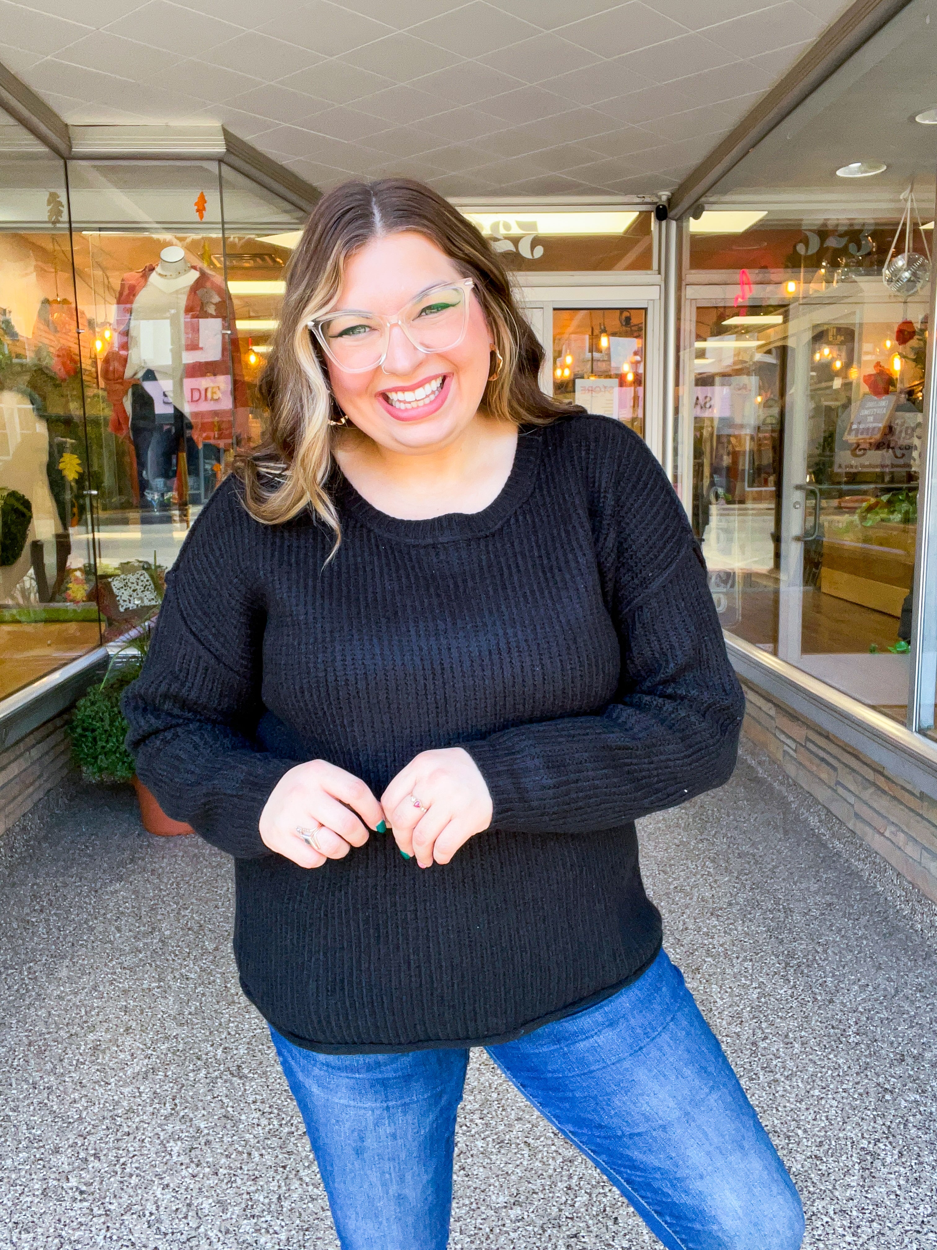Back to Black Knit Sweater