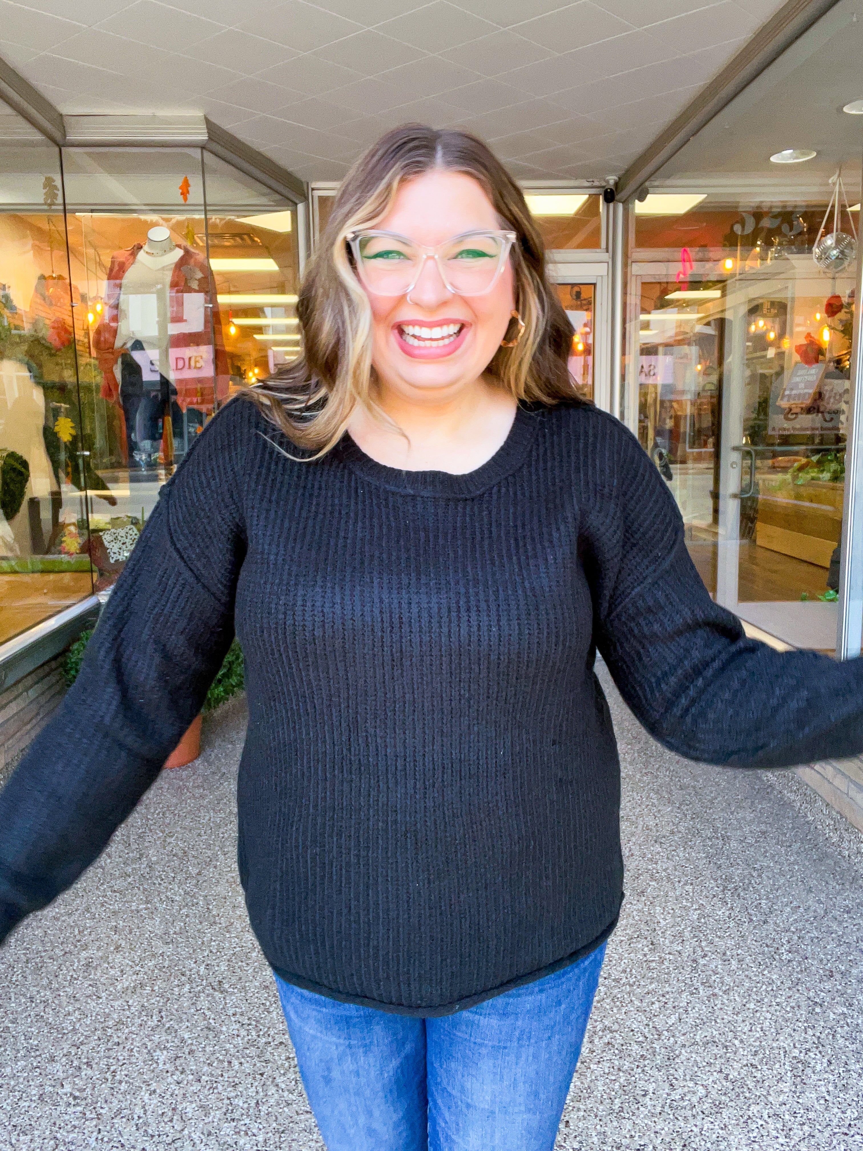 Back to Black Knit Sweater