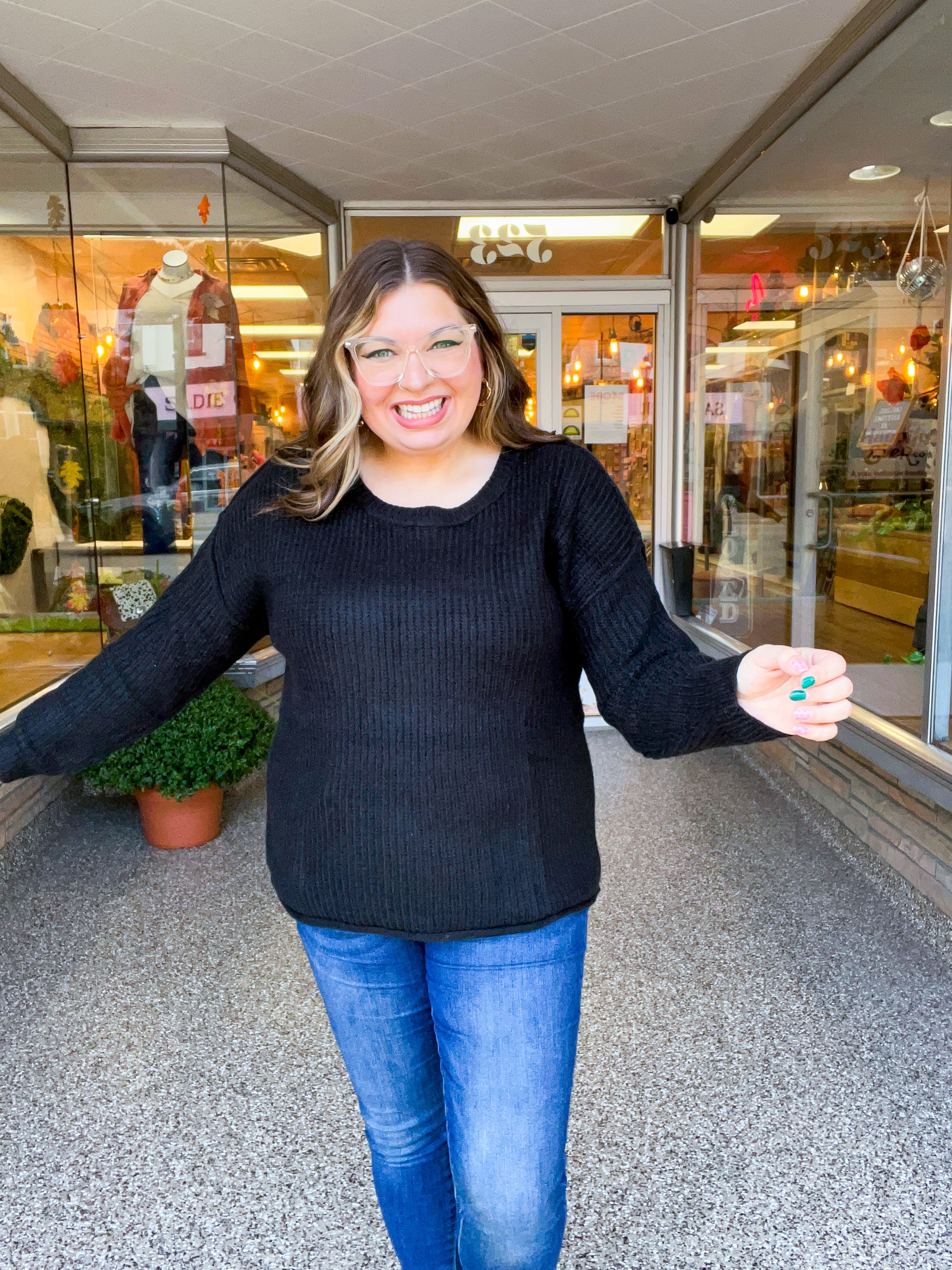 Back to Black Knit Sweater