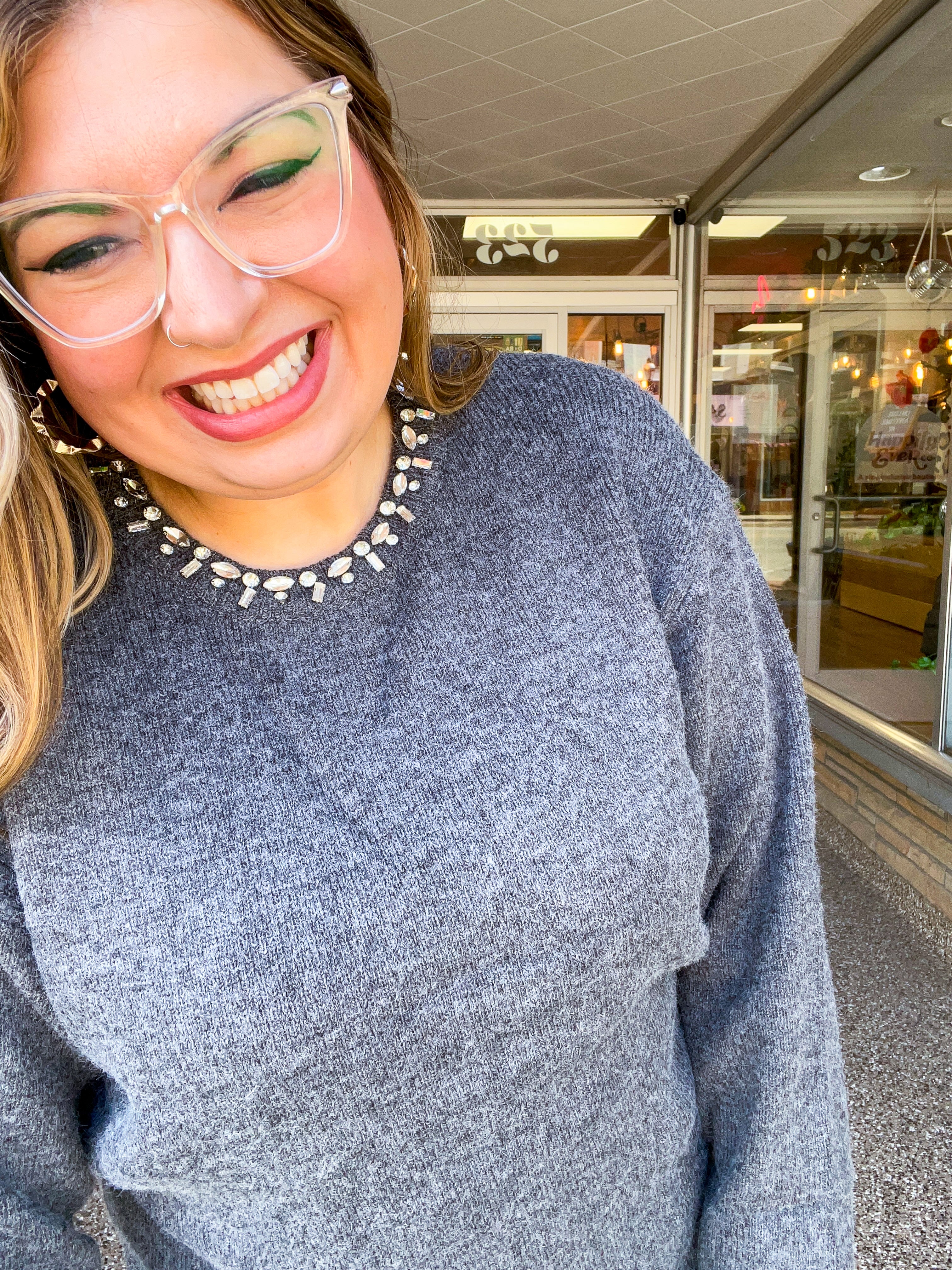 Sweater Weather Sparkle Sweater