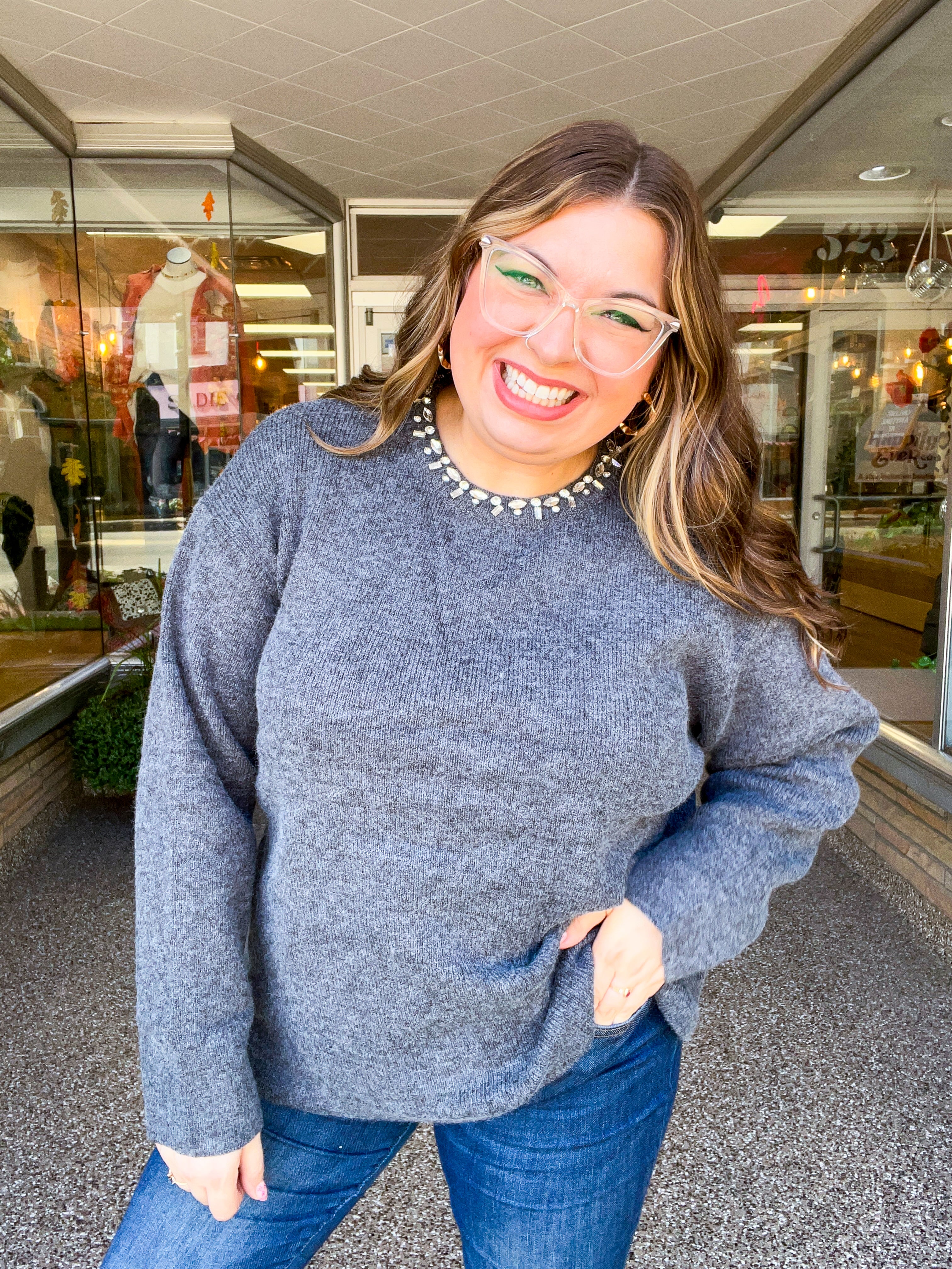 Sweater Weather Sparkle Sweater