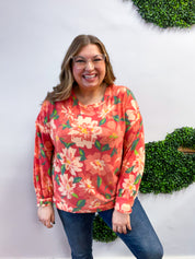 Sunset Garden Pullover