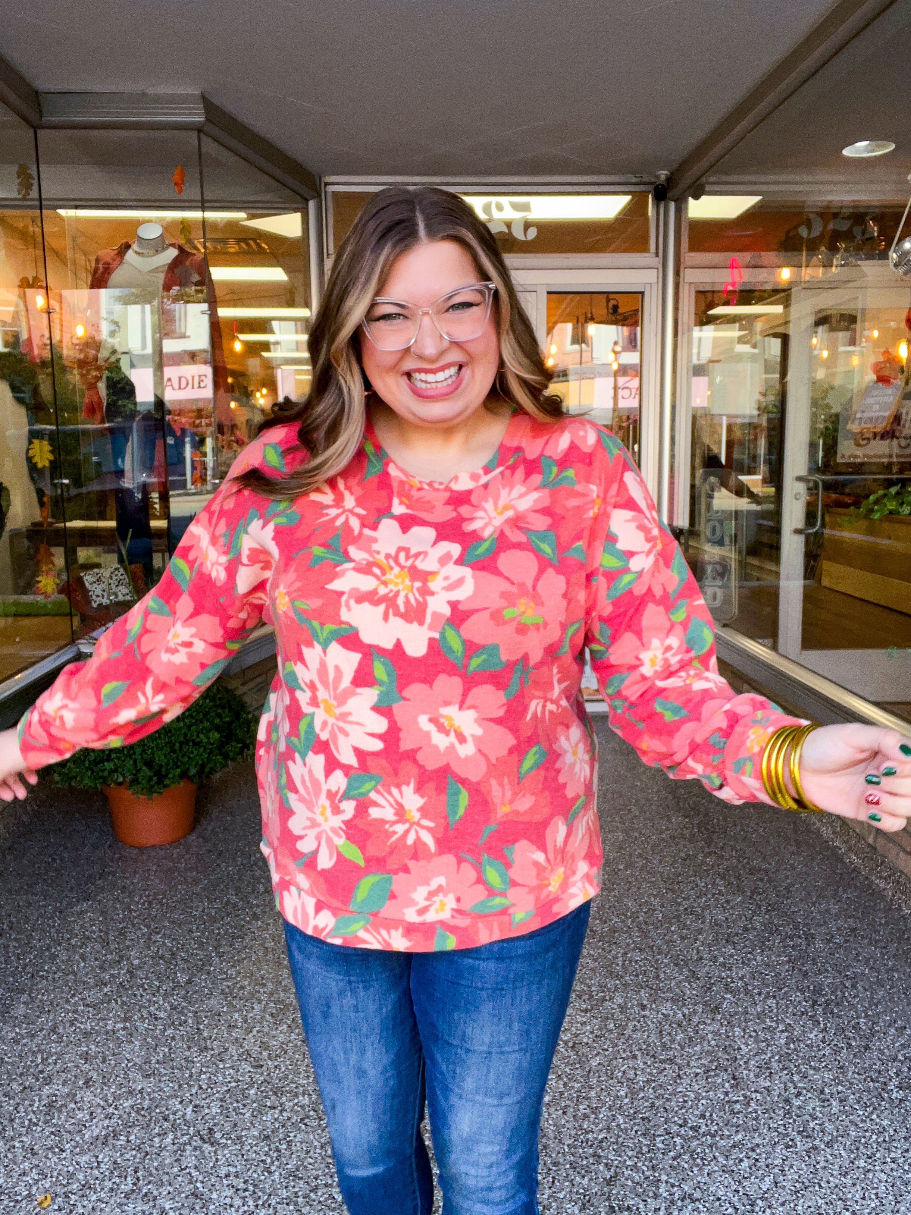 Sunset Garden Pullover
