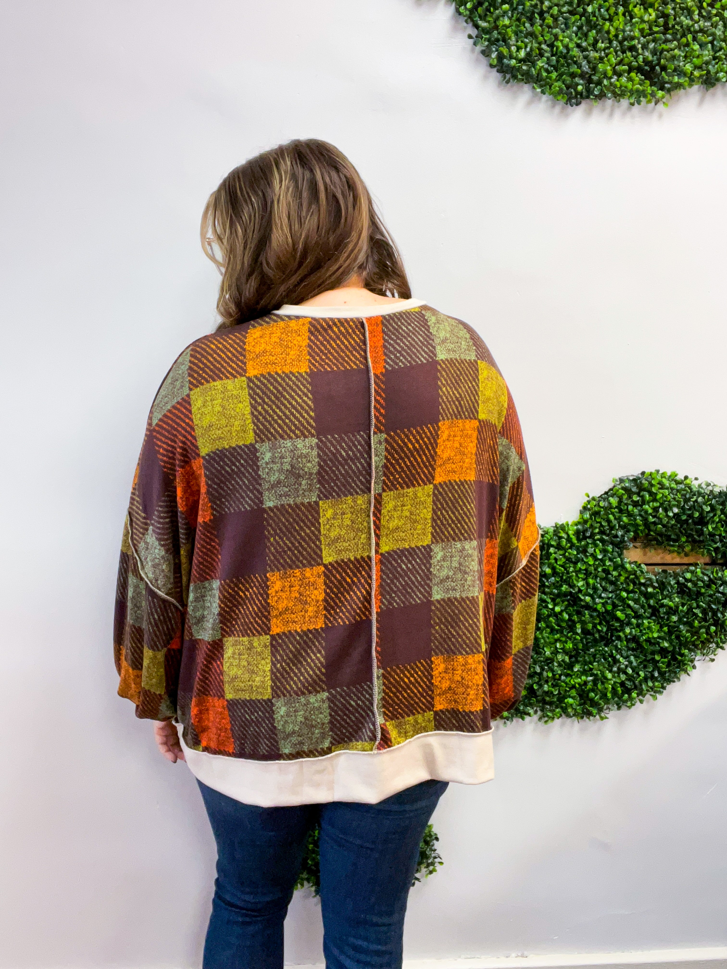 Plaid About You Top