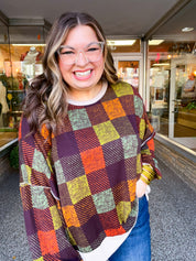 Plaid About You Top
