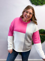 Bubblegum Blocks Sweater