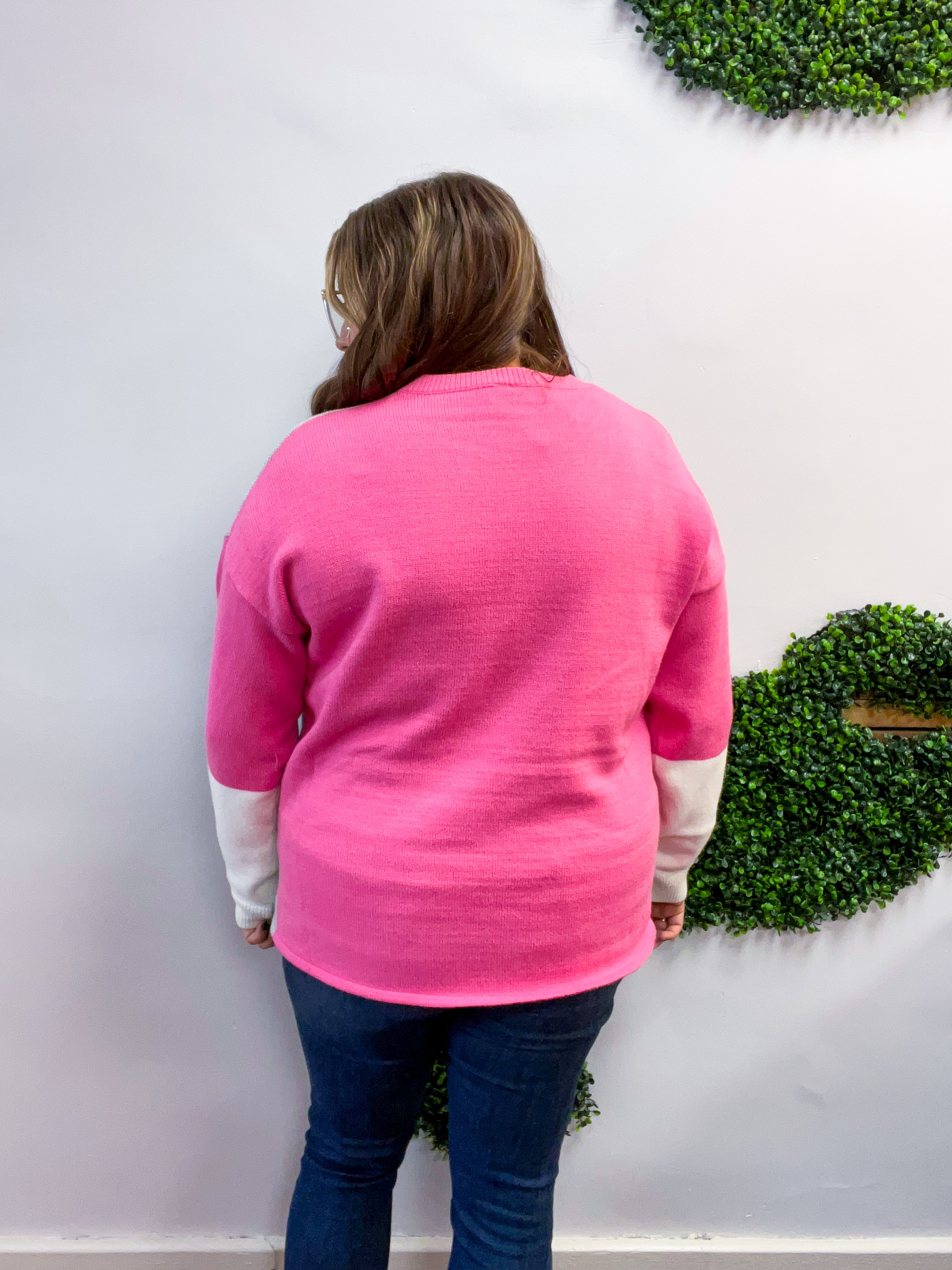 Bubblegum Blocks Sweater