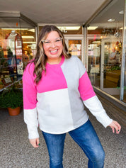 Bubblegum Blocks Sweater