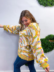 Corn Maze Confetti Sweater