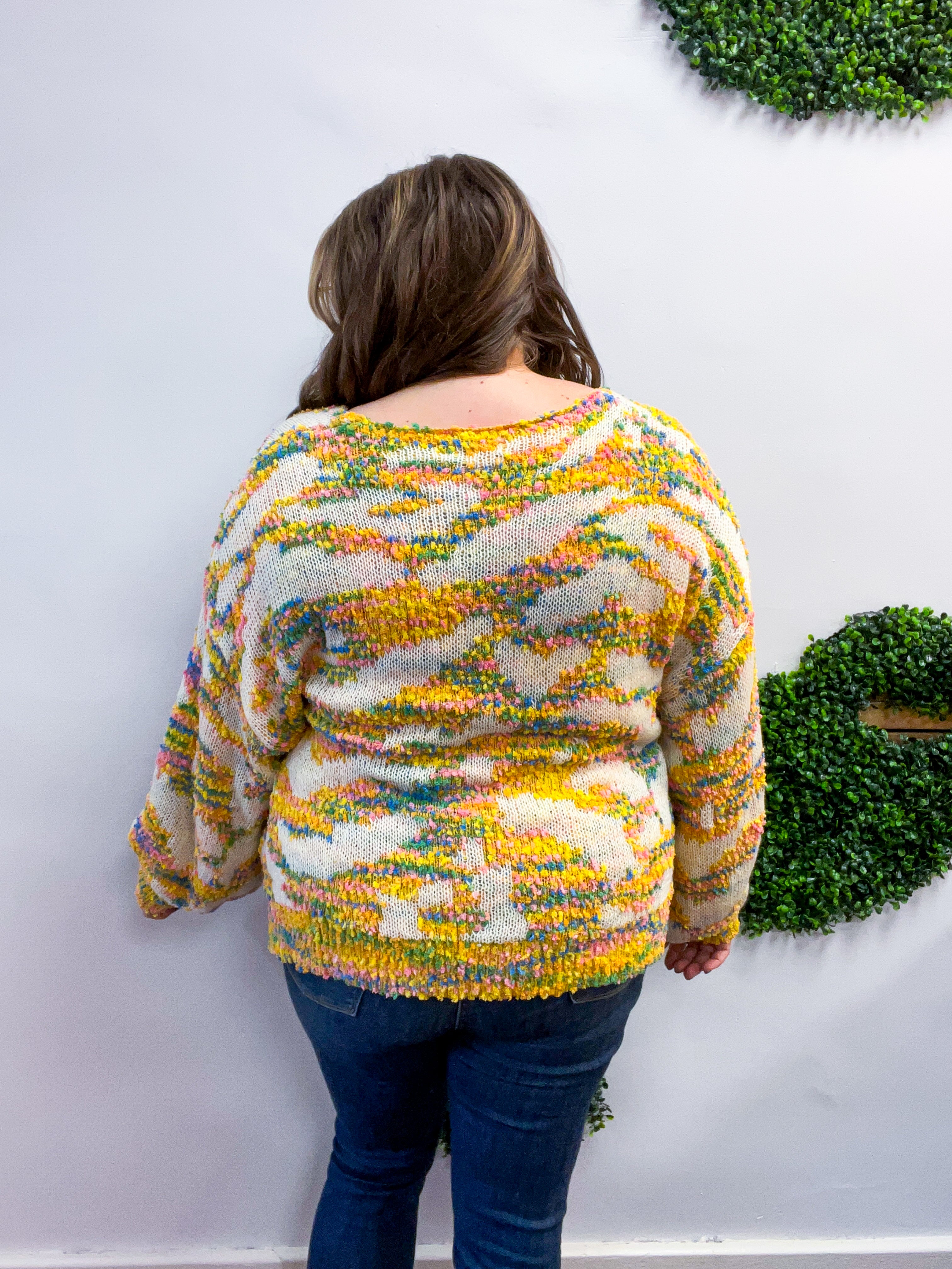 Corn Maze Confetti Sweater