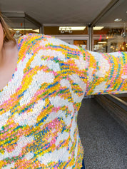 Corn Maze Confetti Sweater