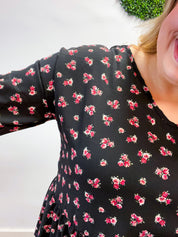 Tiny Blossoms Peplum Top