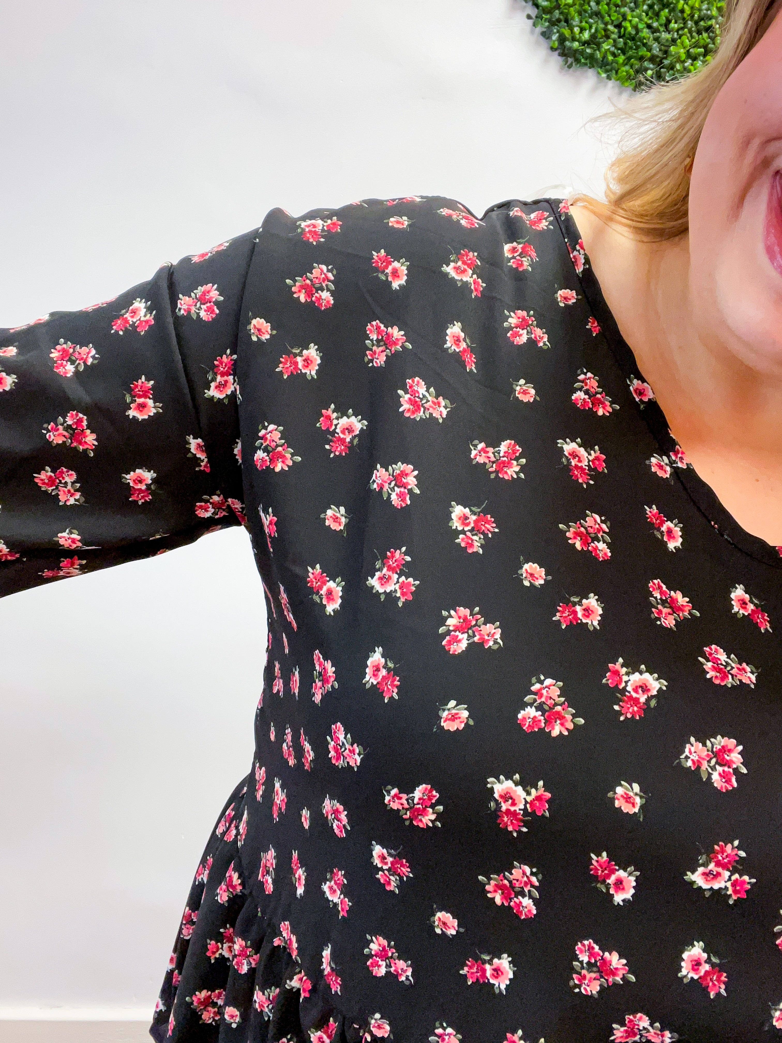 Tiny Blossoms Peplum Top