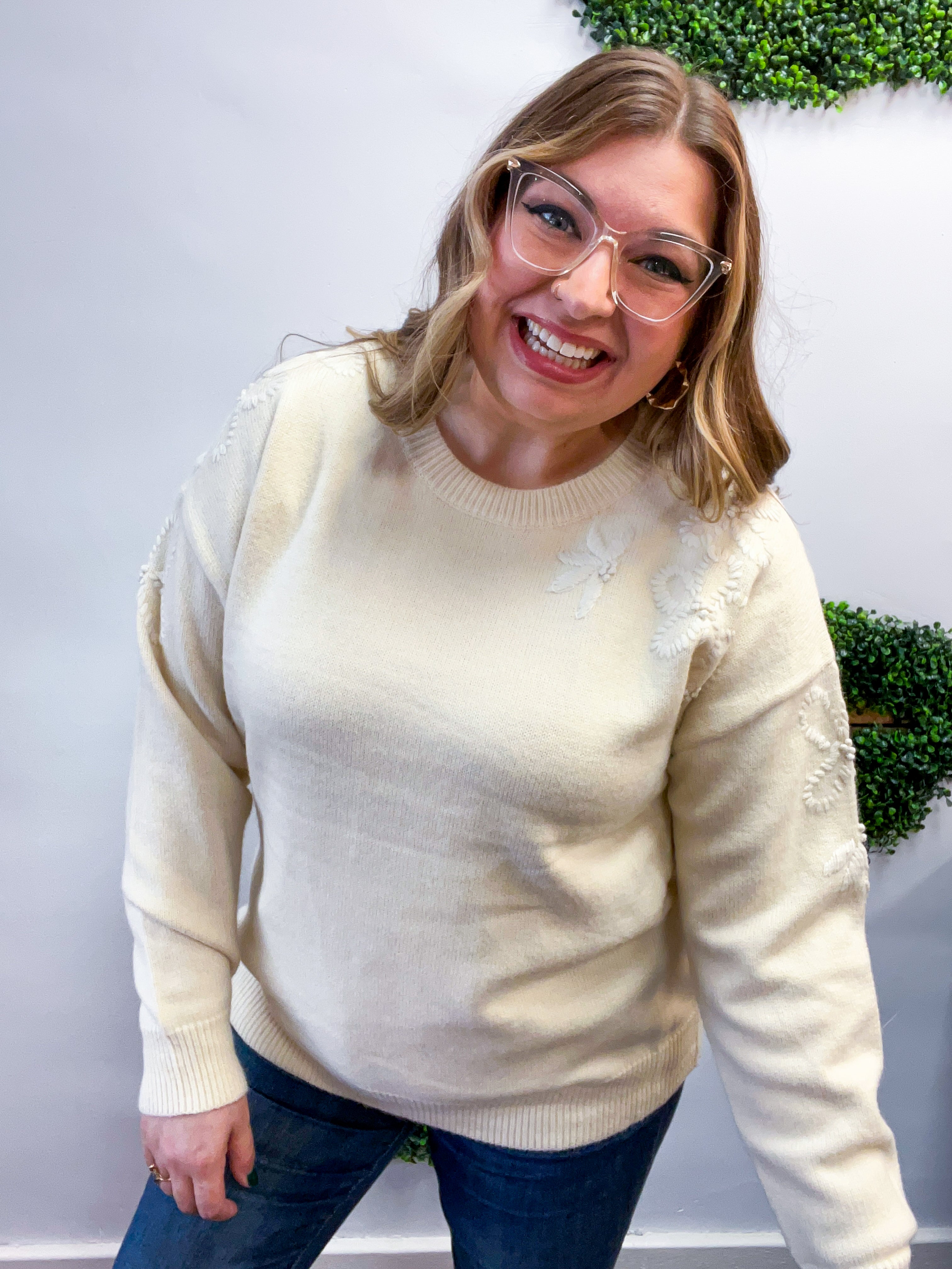 Daisy Whispers Sweater