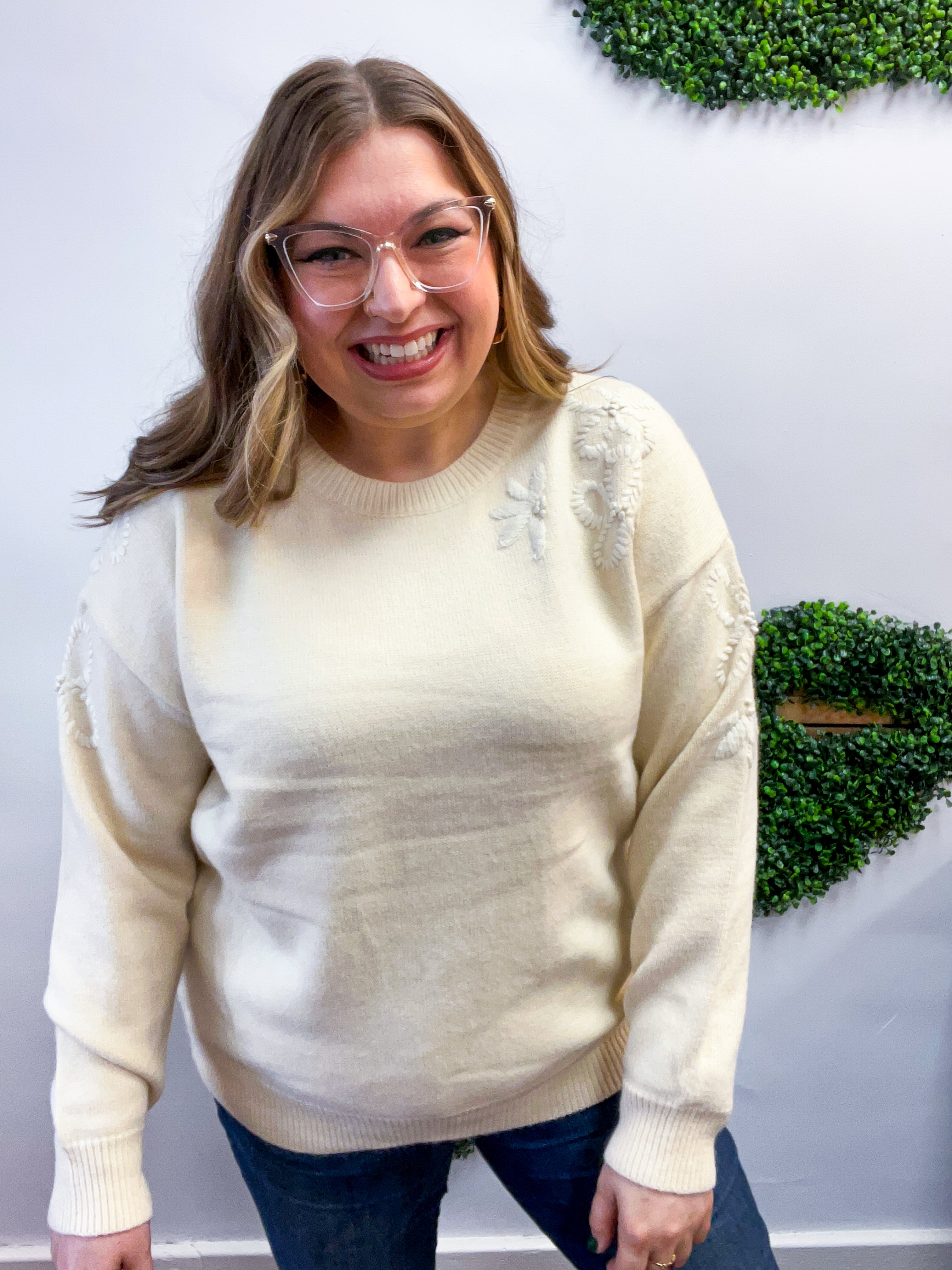 Daisy Whispers Sweater