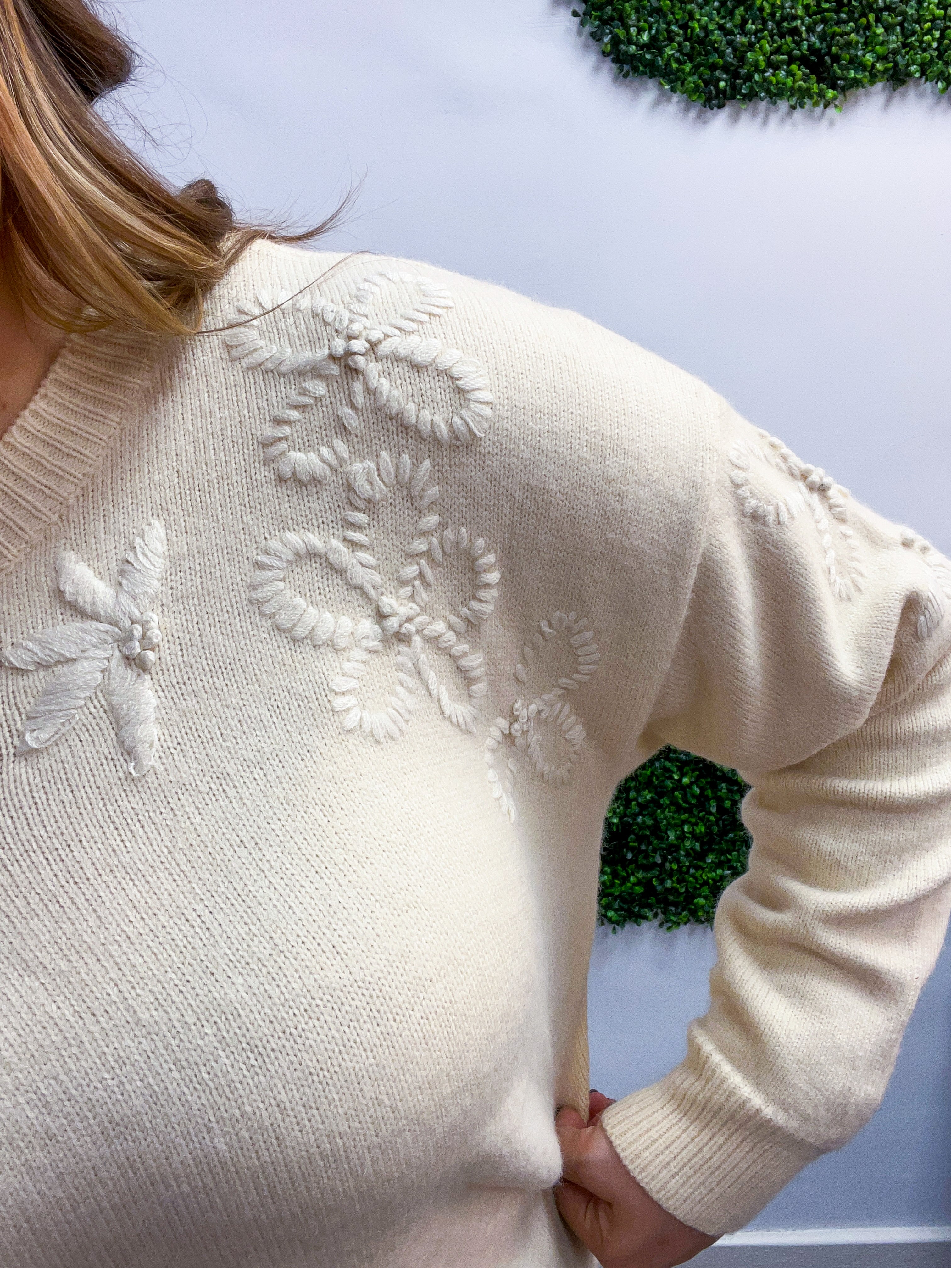 Daisy Whispers Sweater