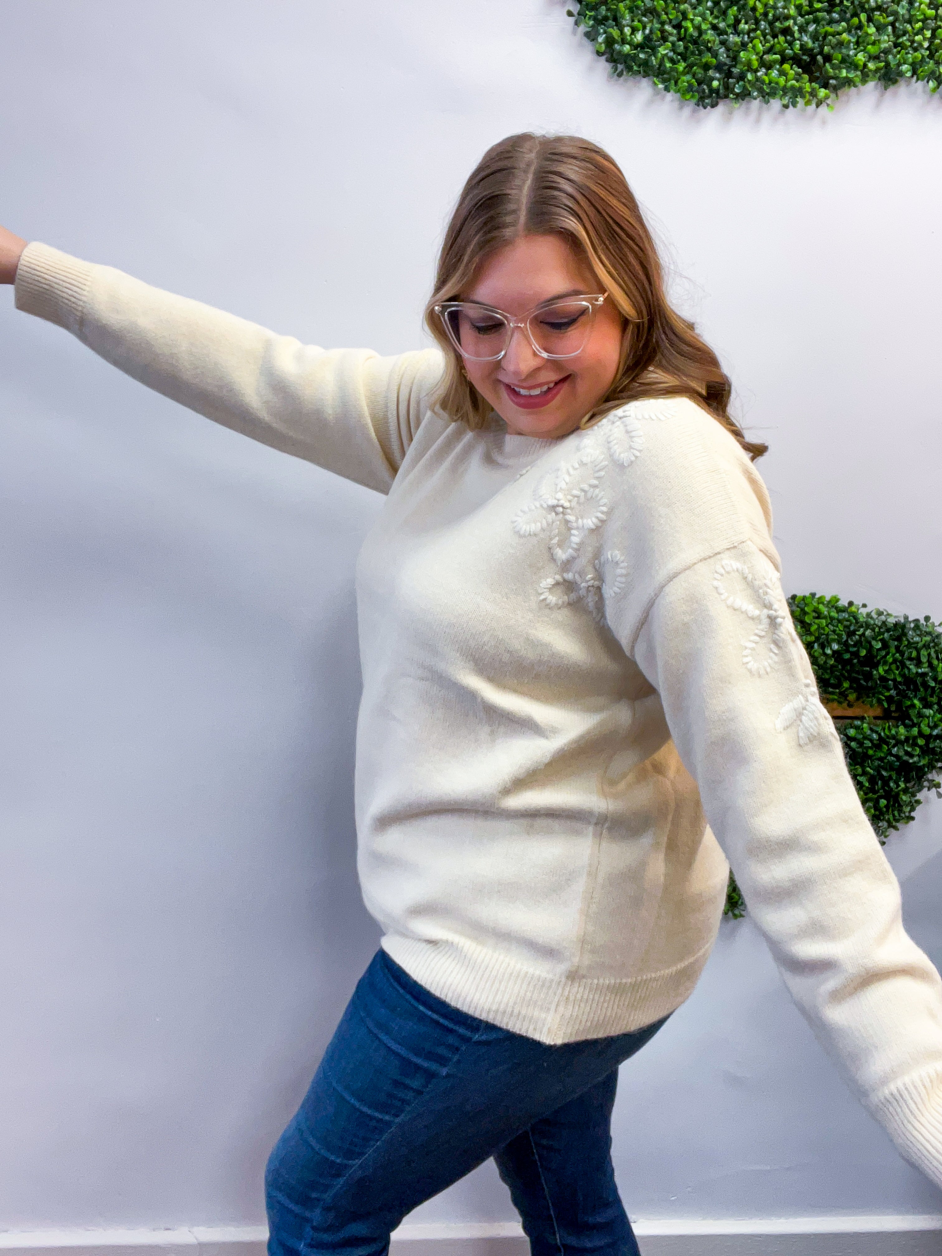 Daisy Whispers Sweater
