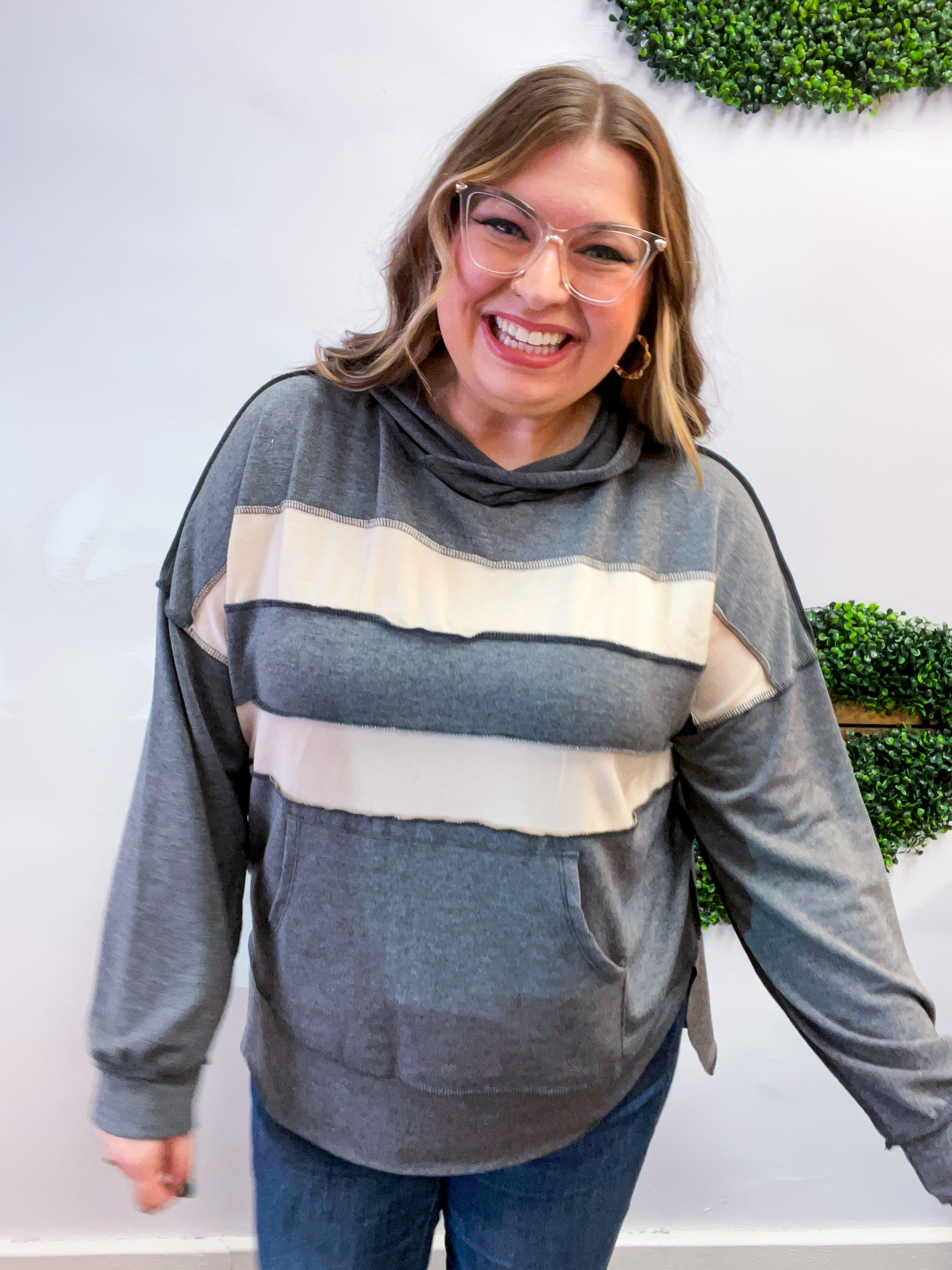 Stripe It Lucky Hoodie