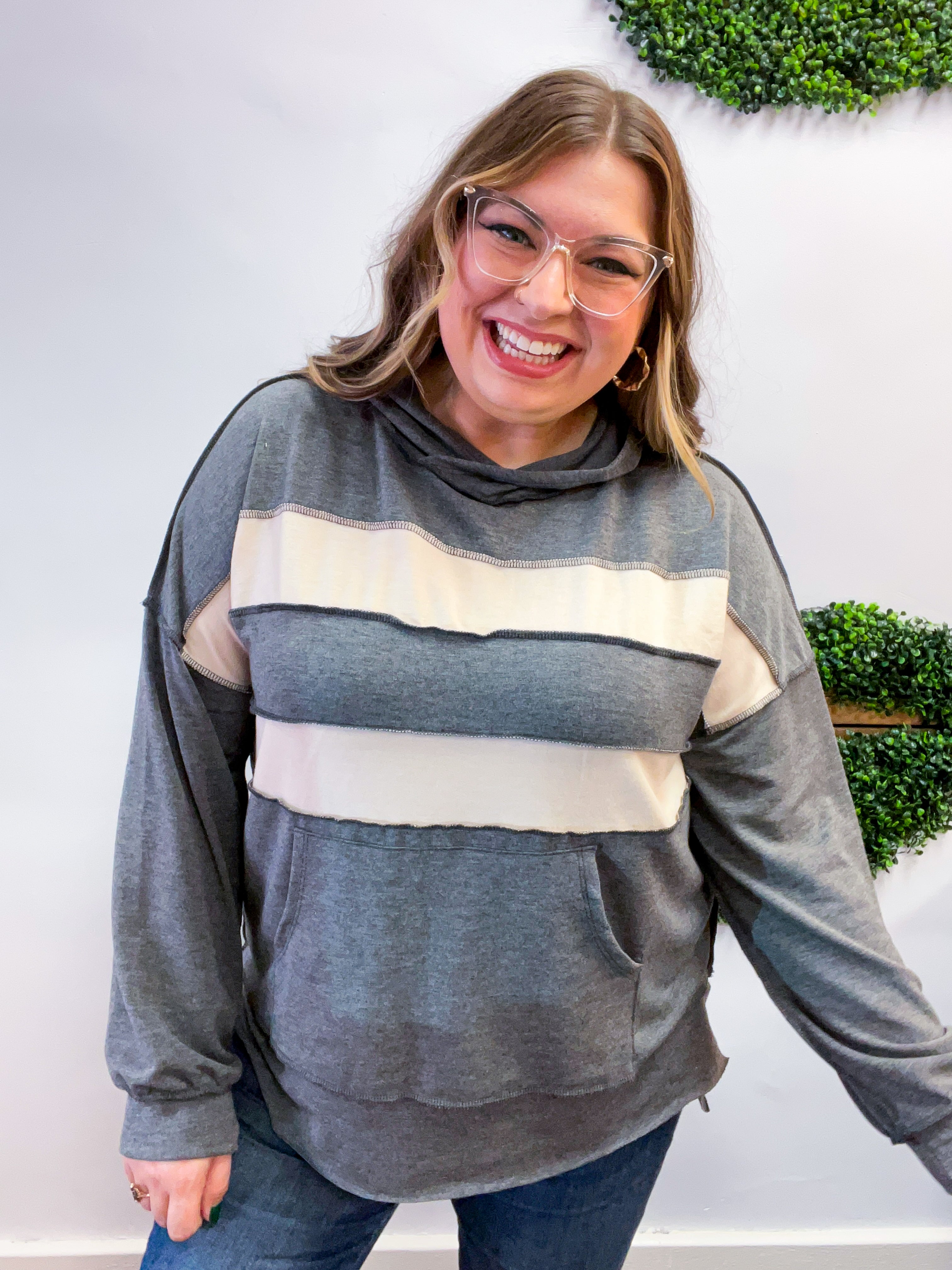 Stripe It Lucky Hoodie