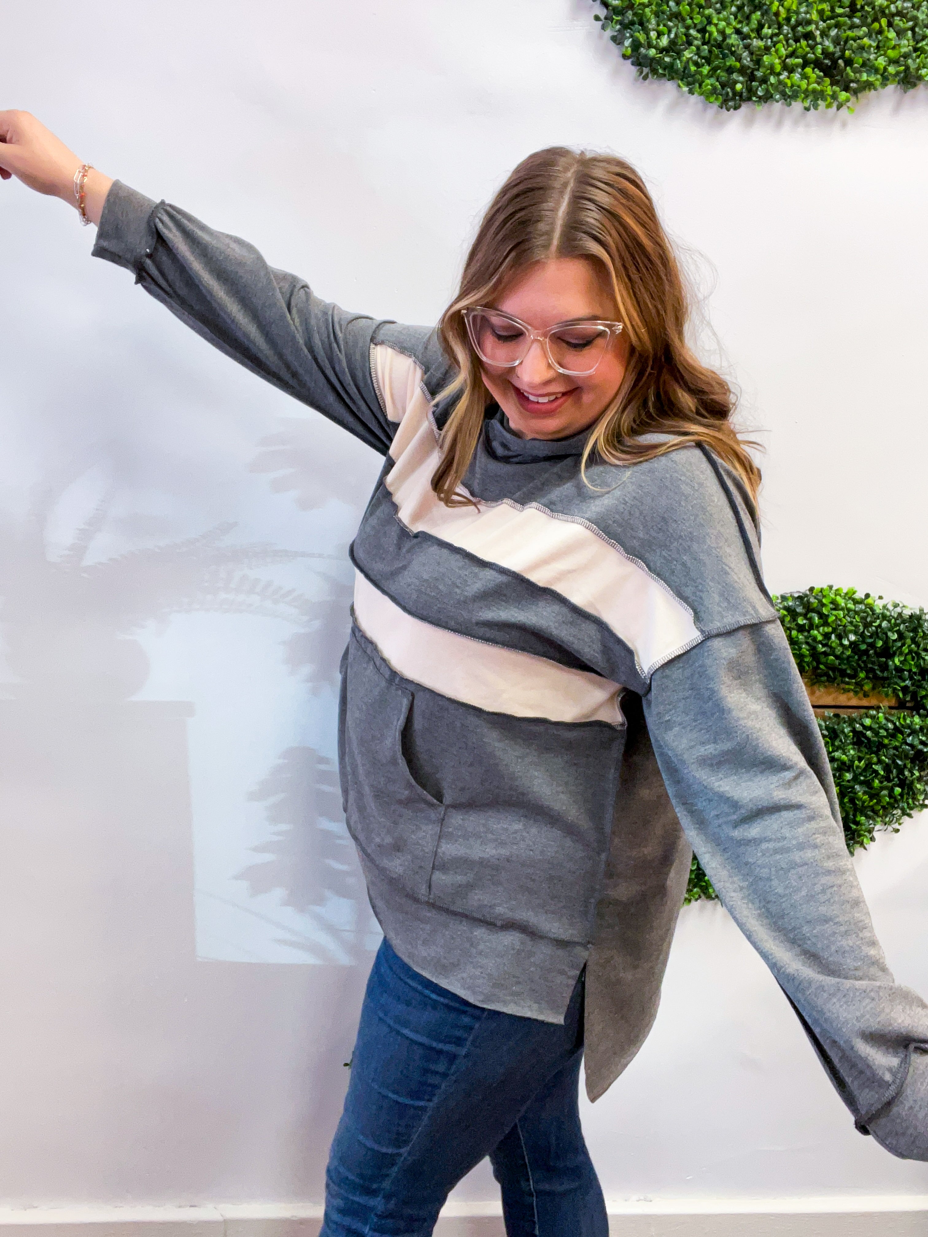 Stripe It Lucky Hoodie