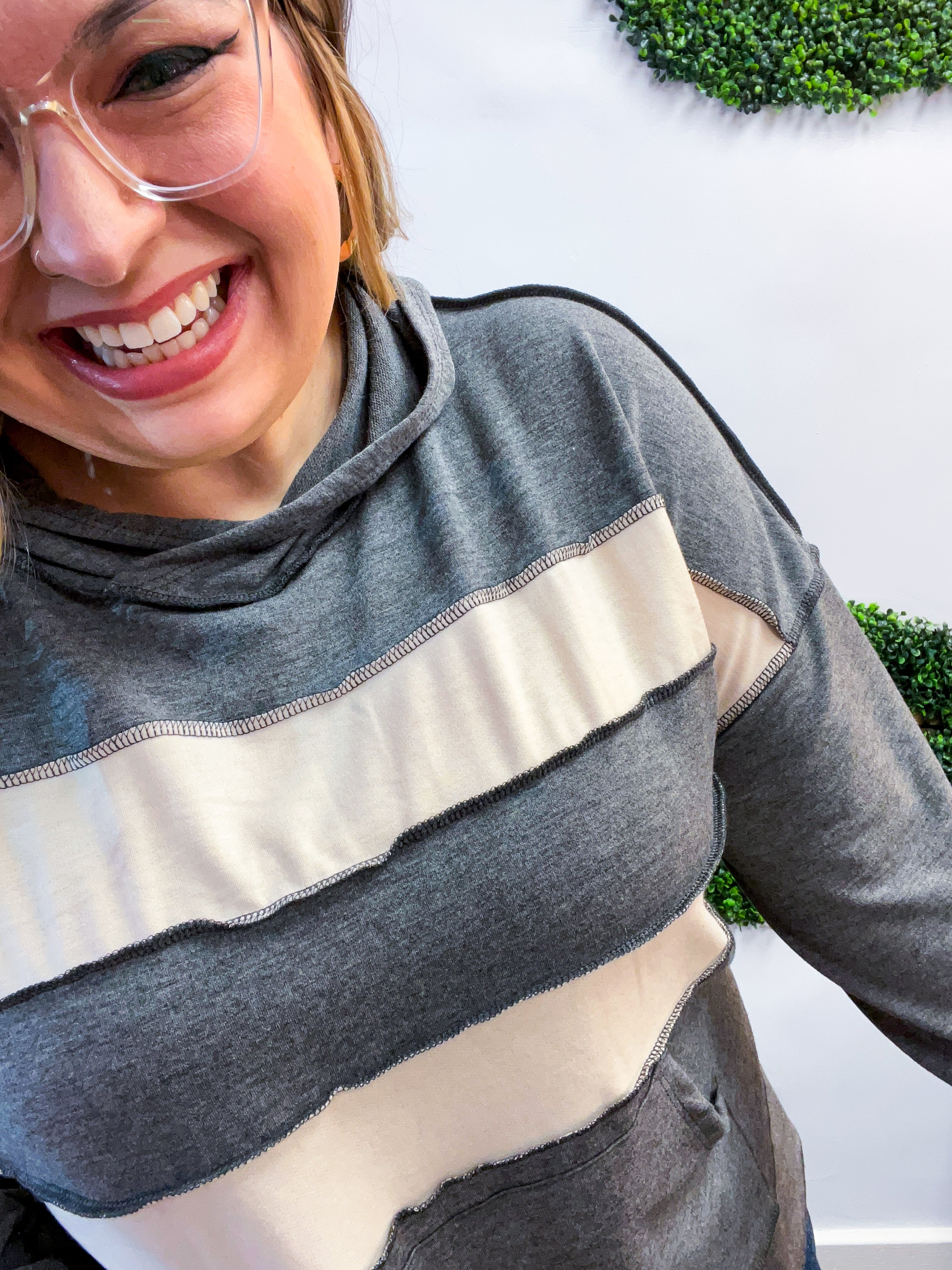 Stripe It Lucky Hoodie