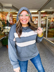 Stripe It Lucky Hoodie