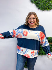 Floral Harmony Pullover
