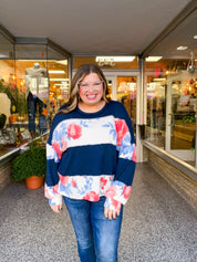 Floral Harmony Pullover
