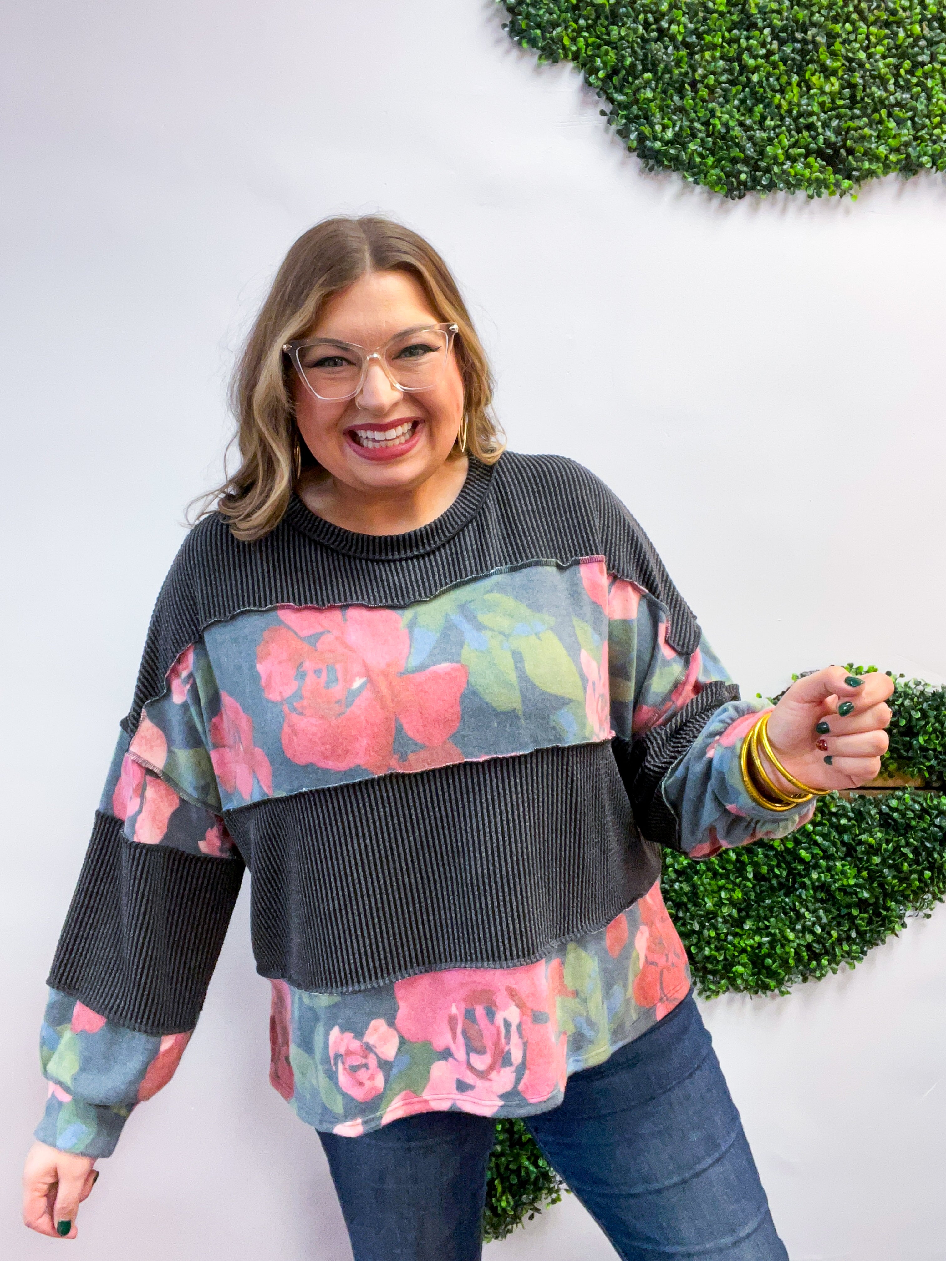 Rosewood Meadow Pullover