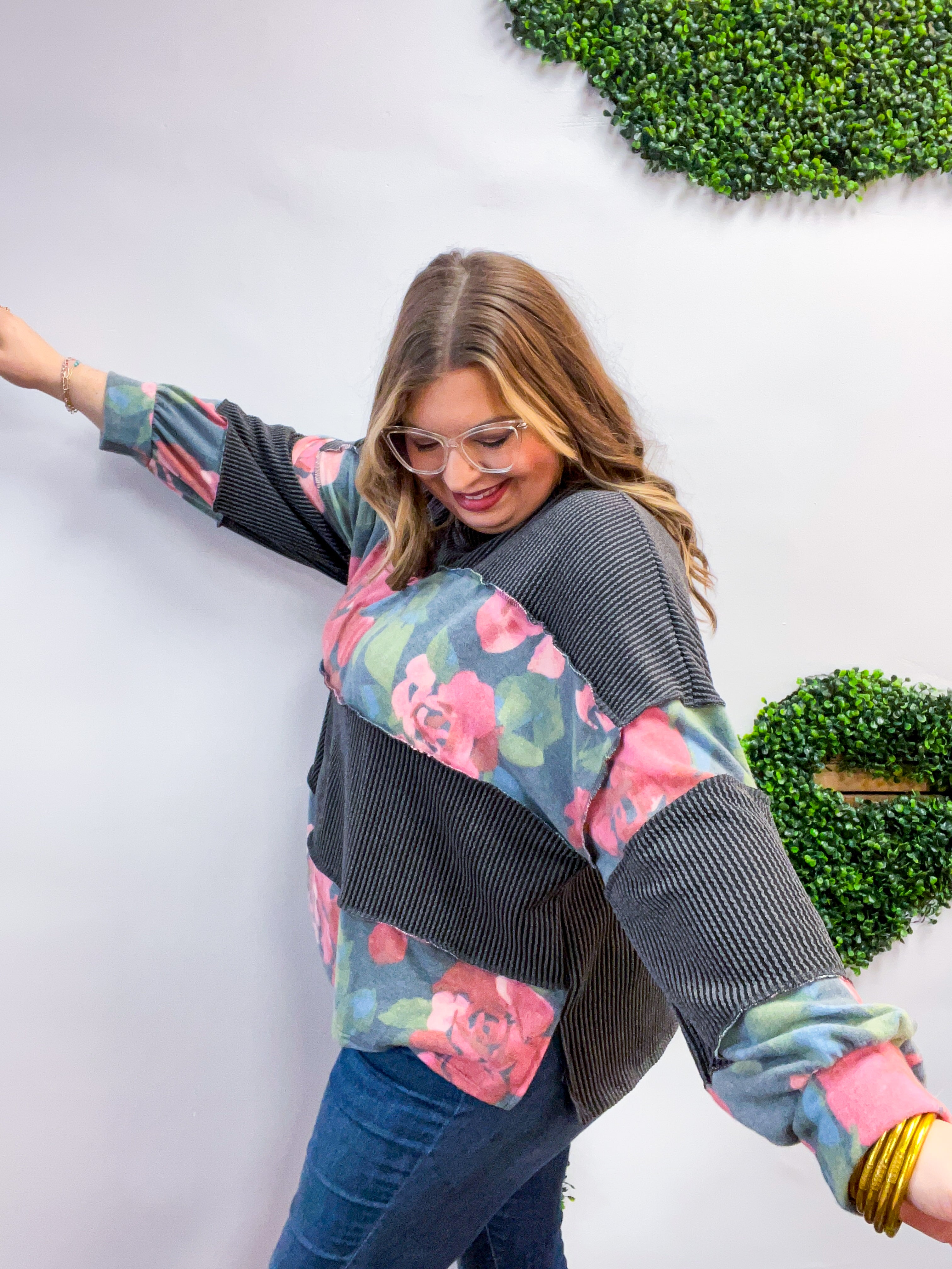 Rosewood Meadow Pullover