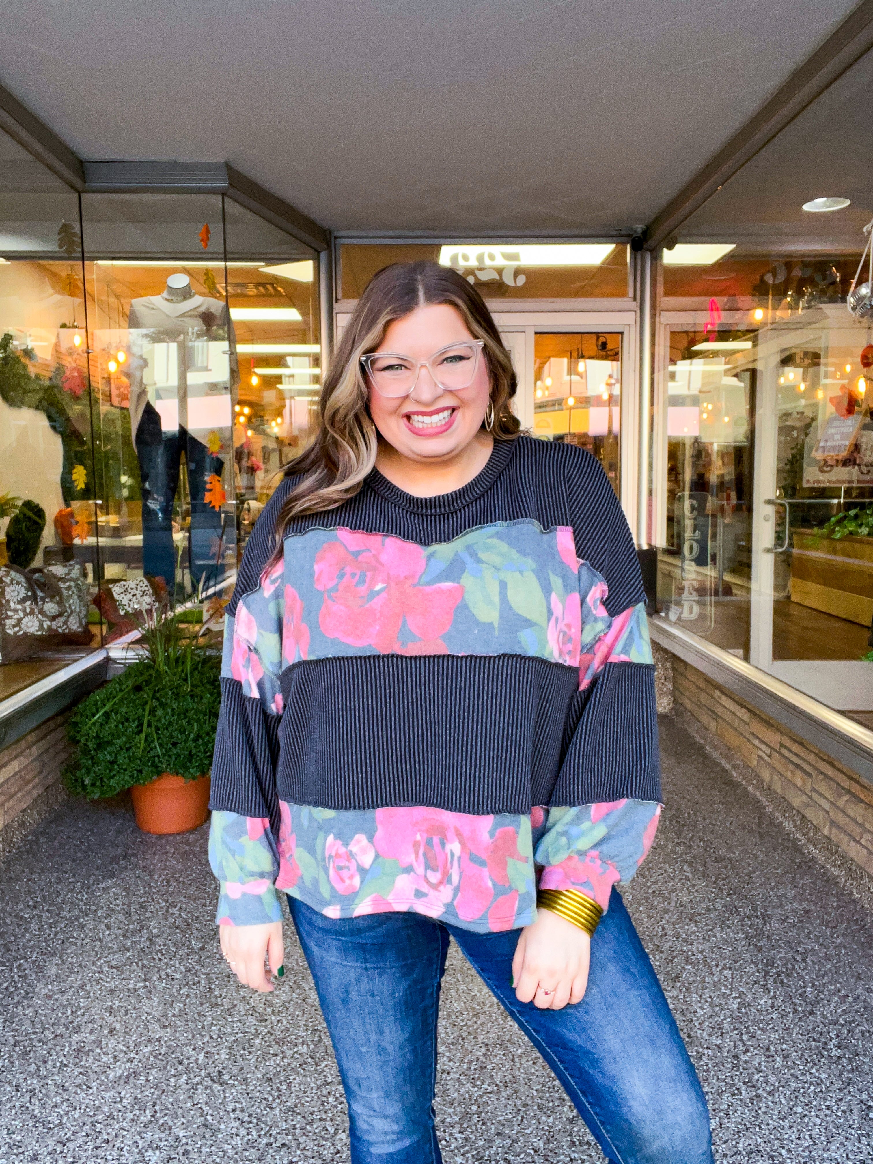 Rosewood Meadow Pullover