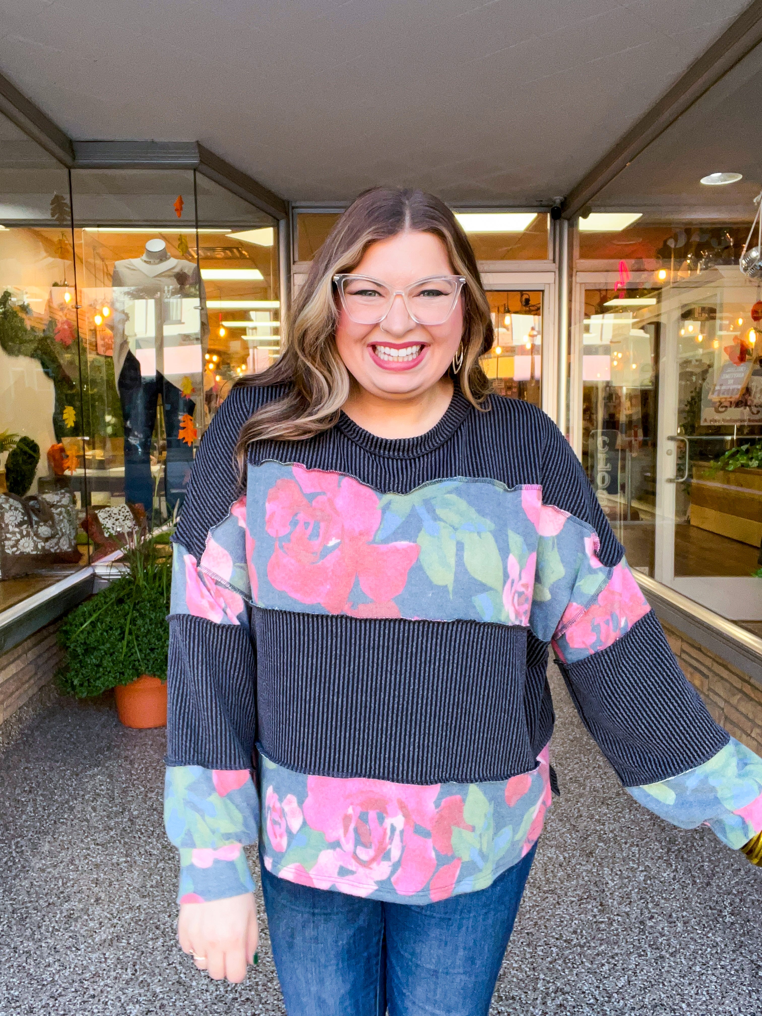 Rosewood Meadow Pullover