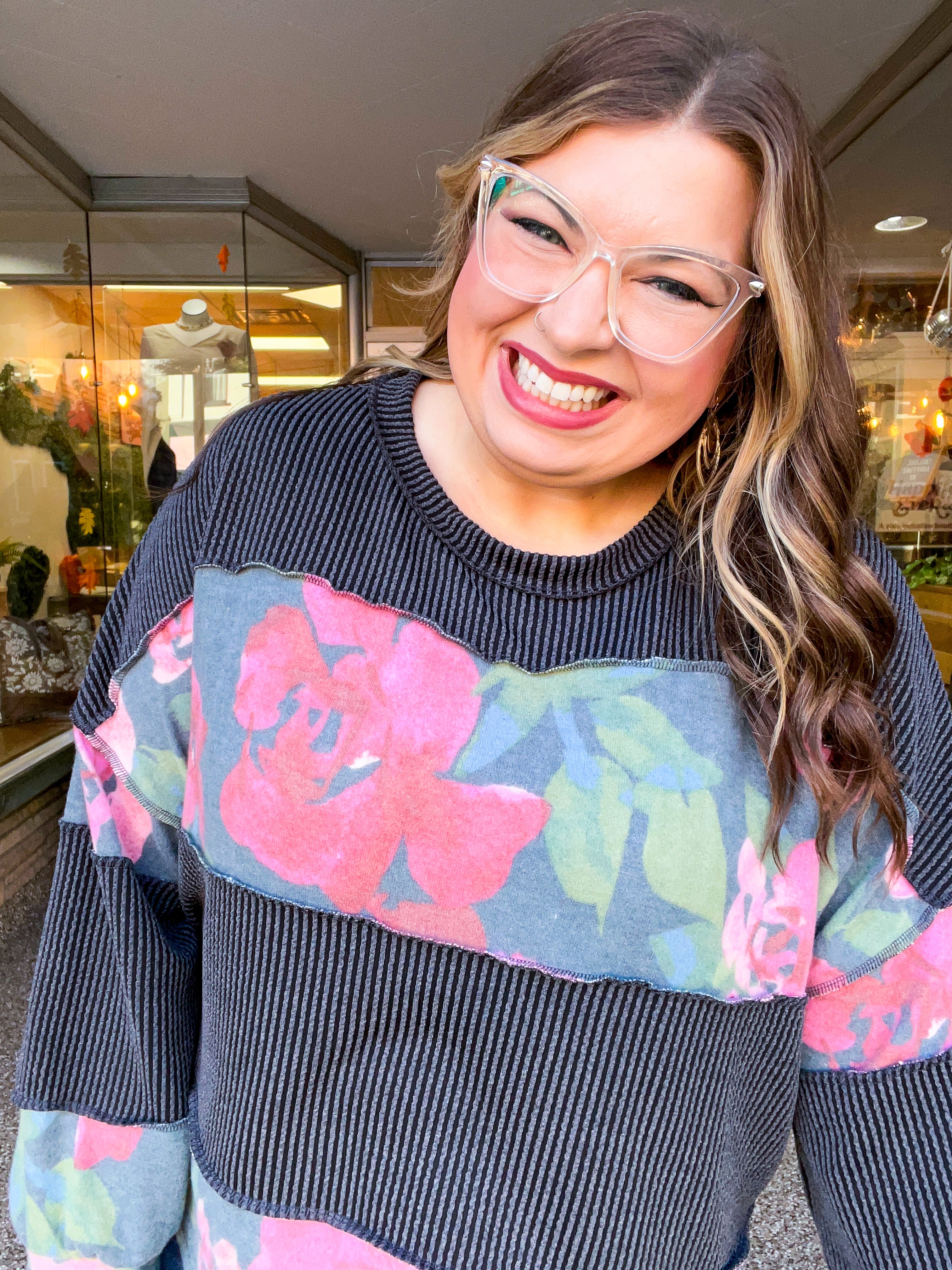 Rosewood Meadow Pullover