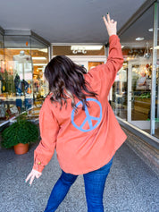 Peace & Love Shacket