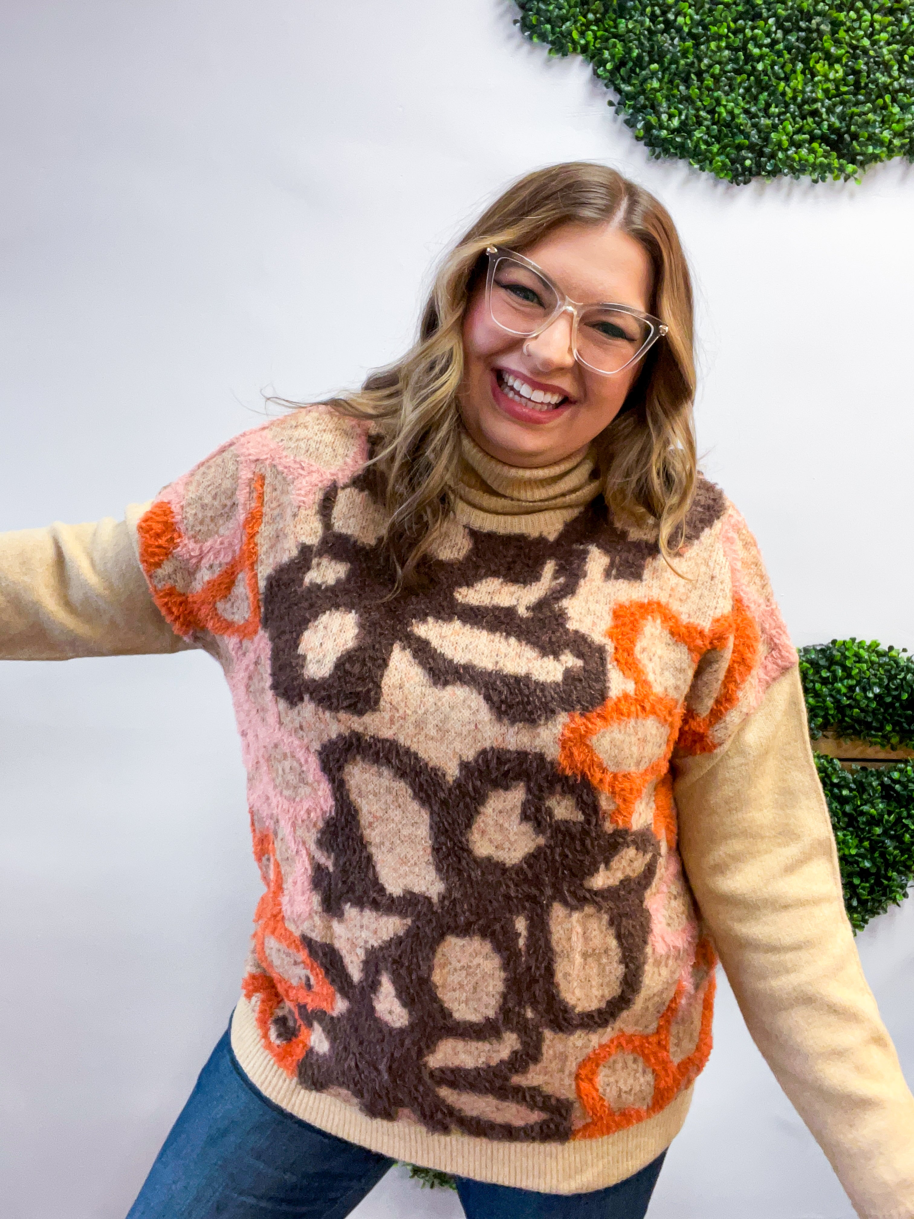 Falling Petals Sweater