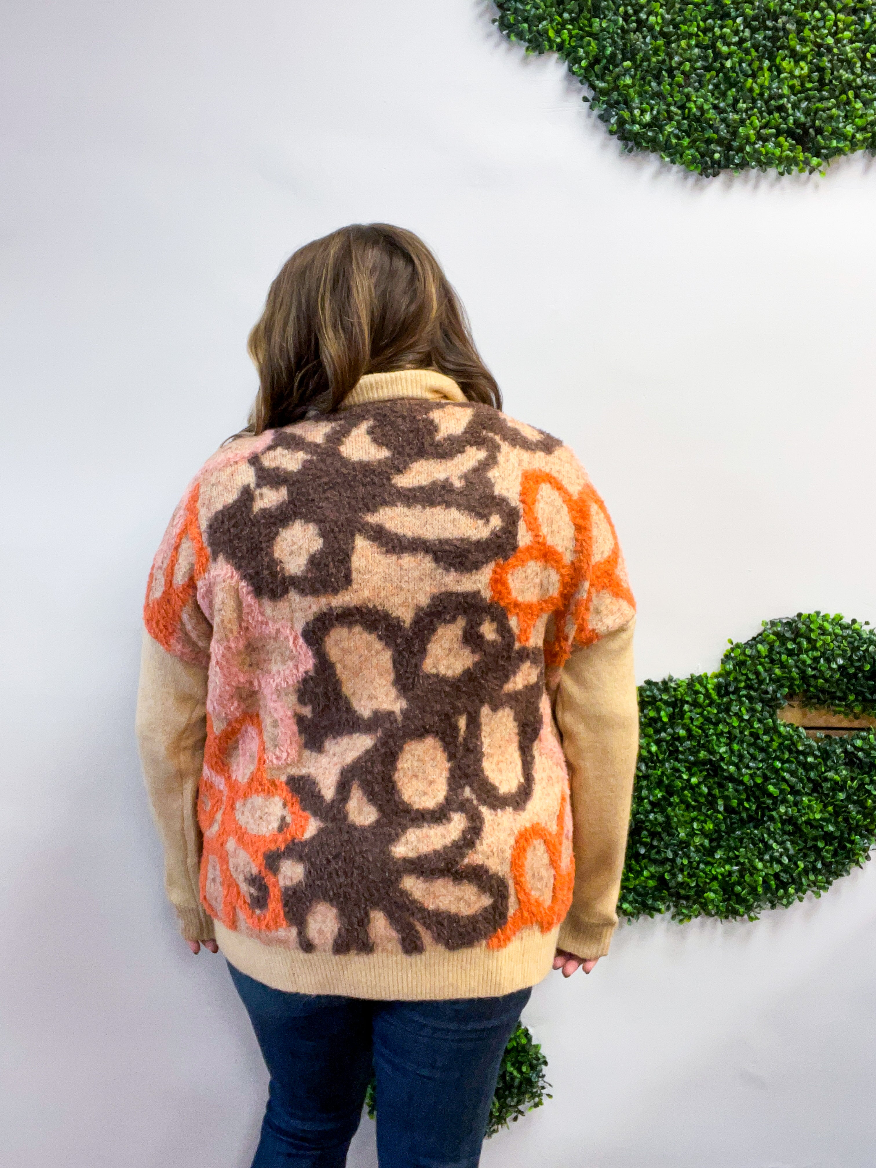 Falling Petals Sweater
