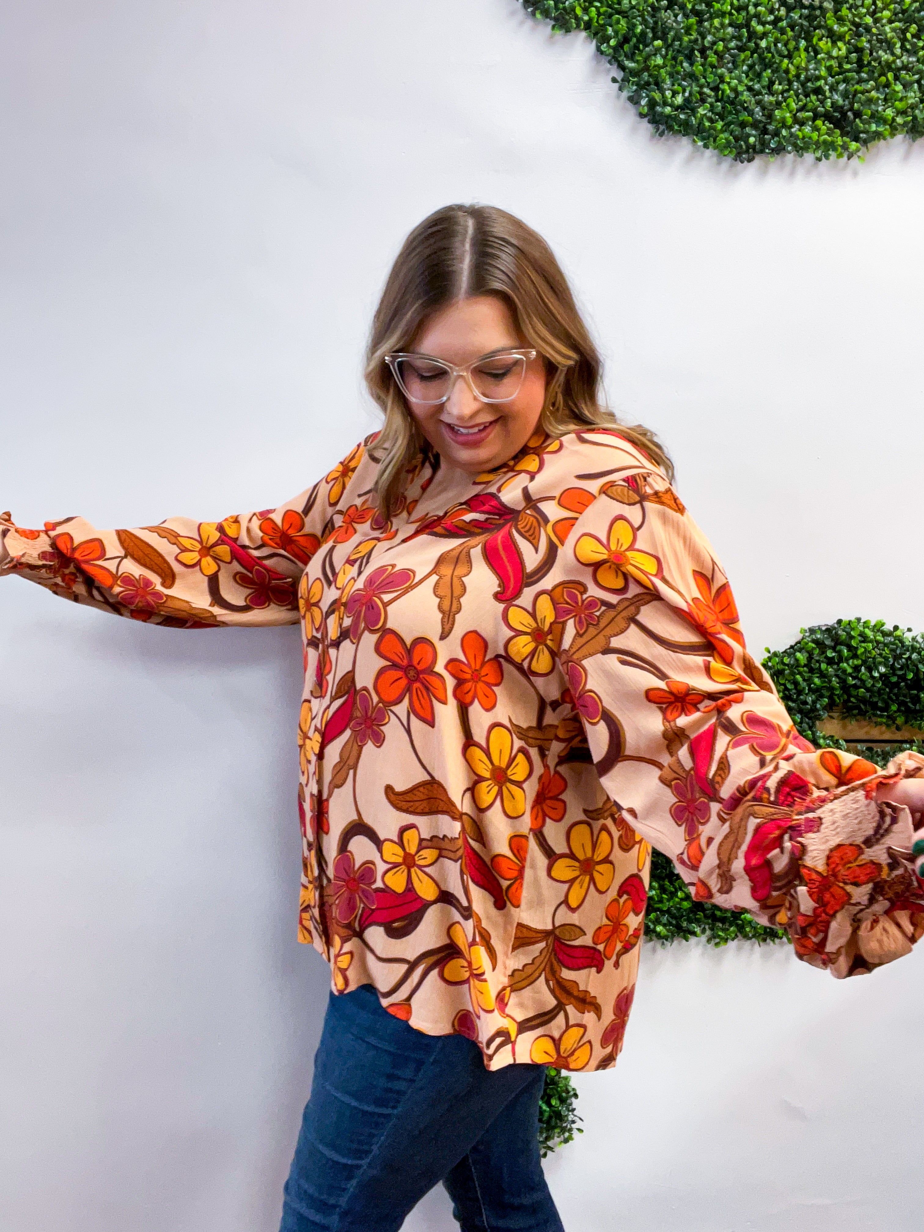 Sunset Meadow Blouse