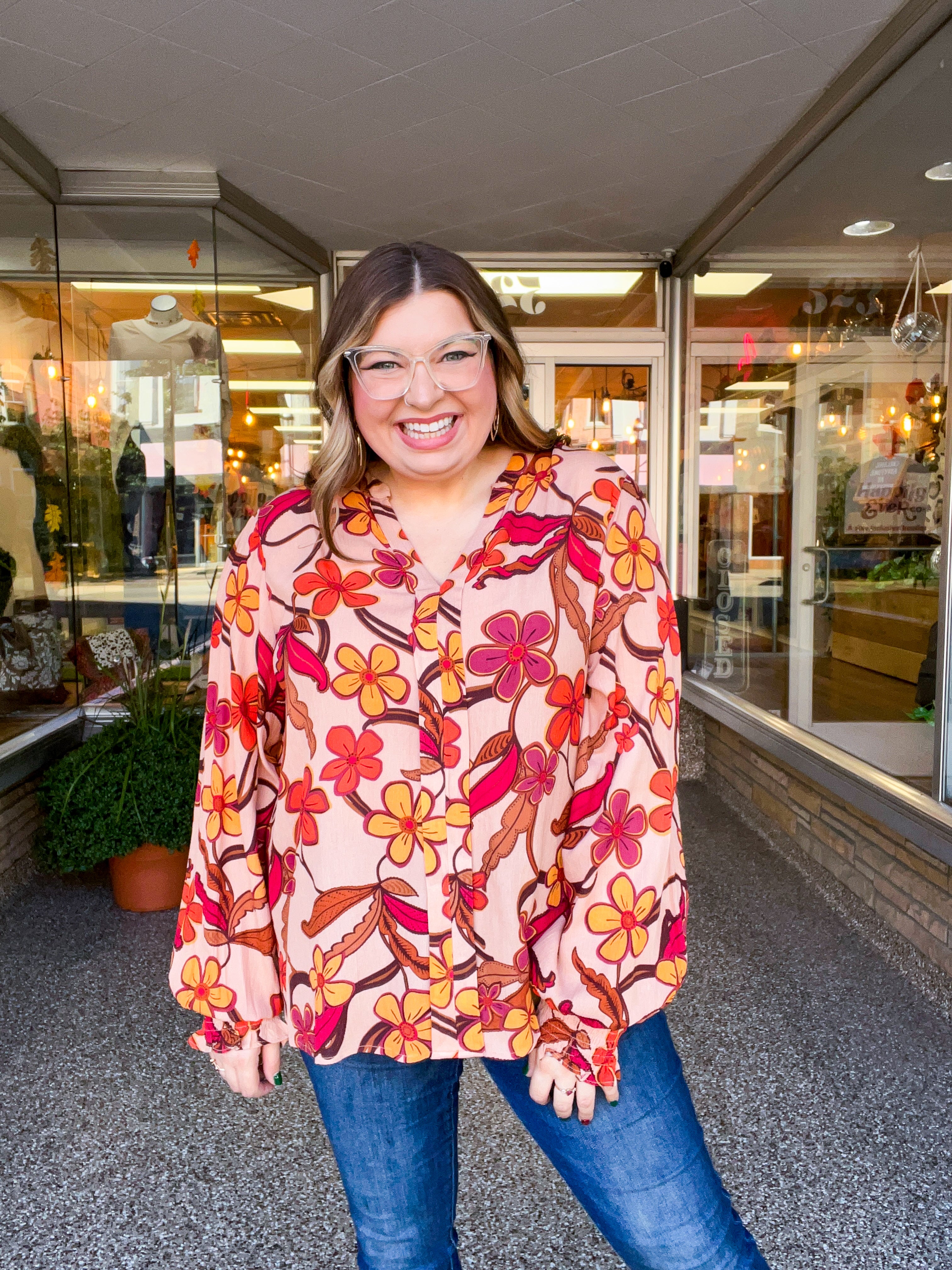Sunset Meadow Blouse