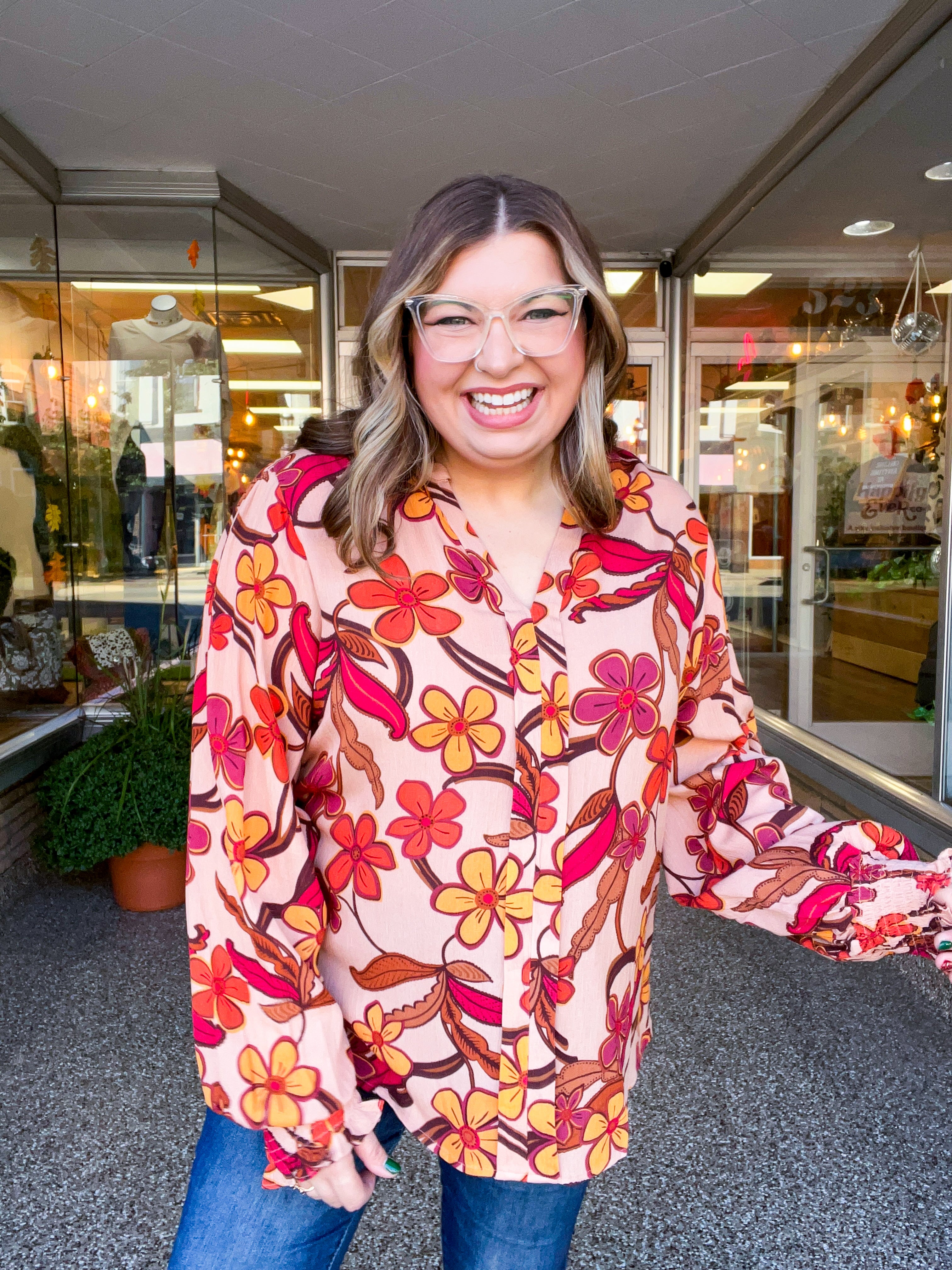 Sunset Meadow Blouse