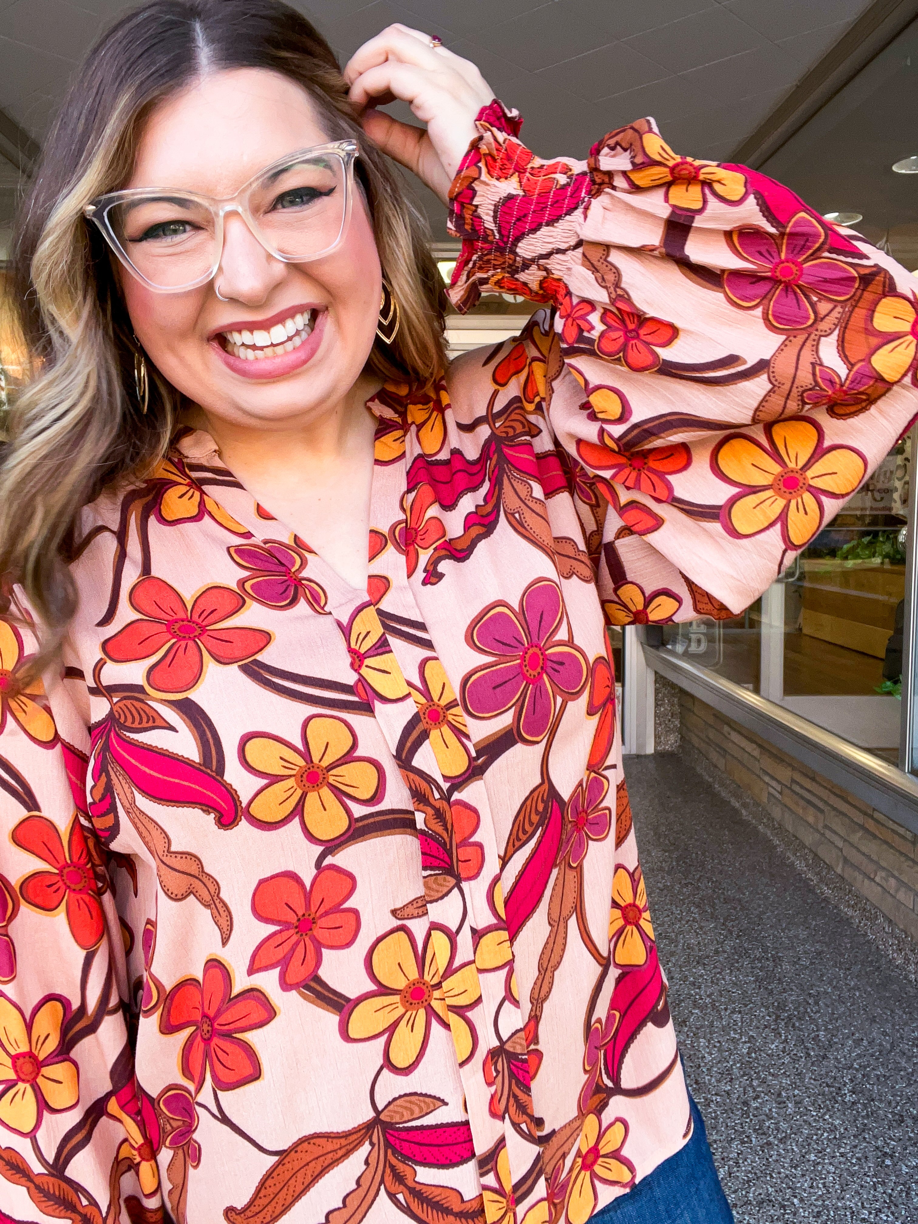 Sunset Meadow Blouse