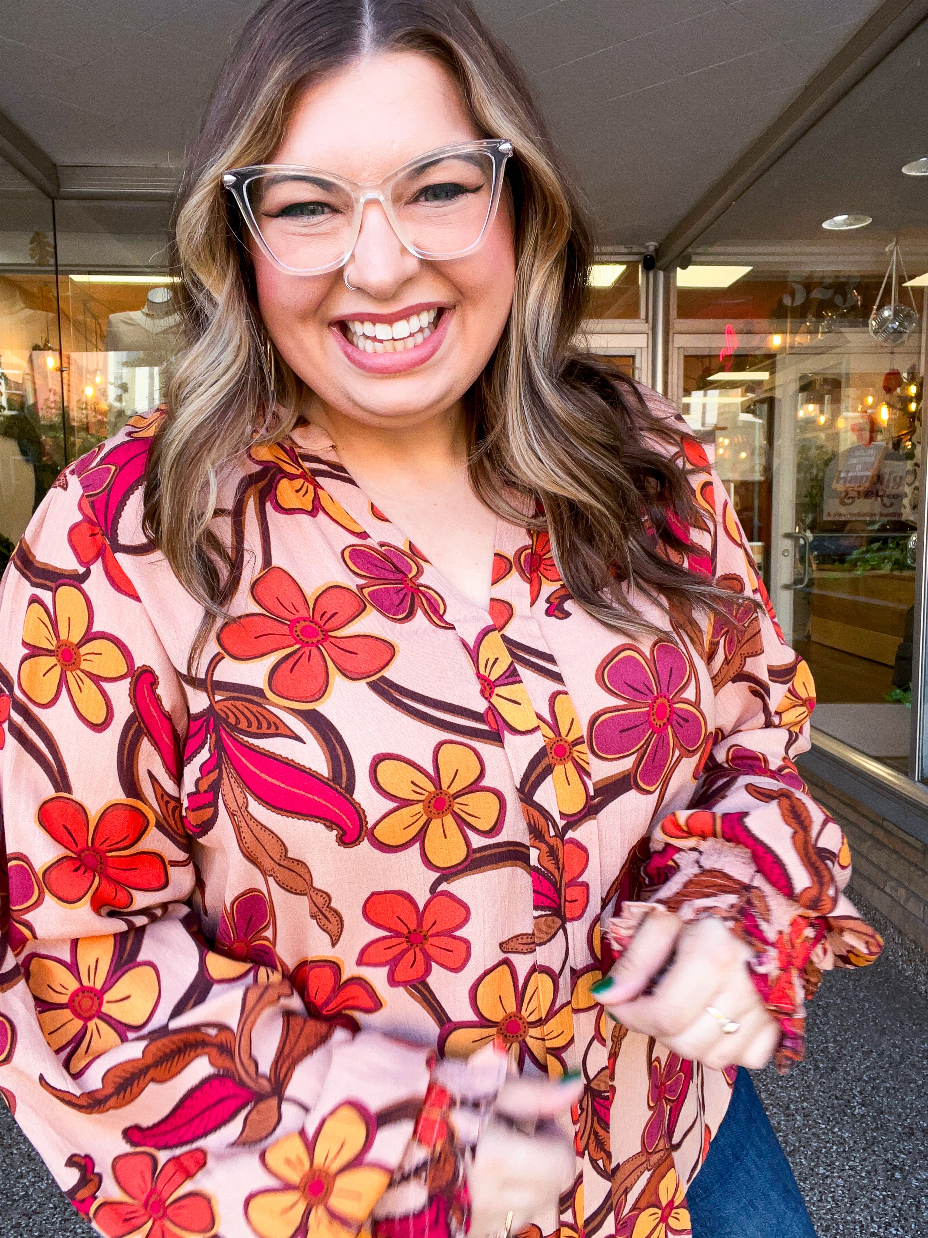 Sunset Meadow Blouse